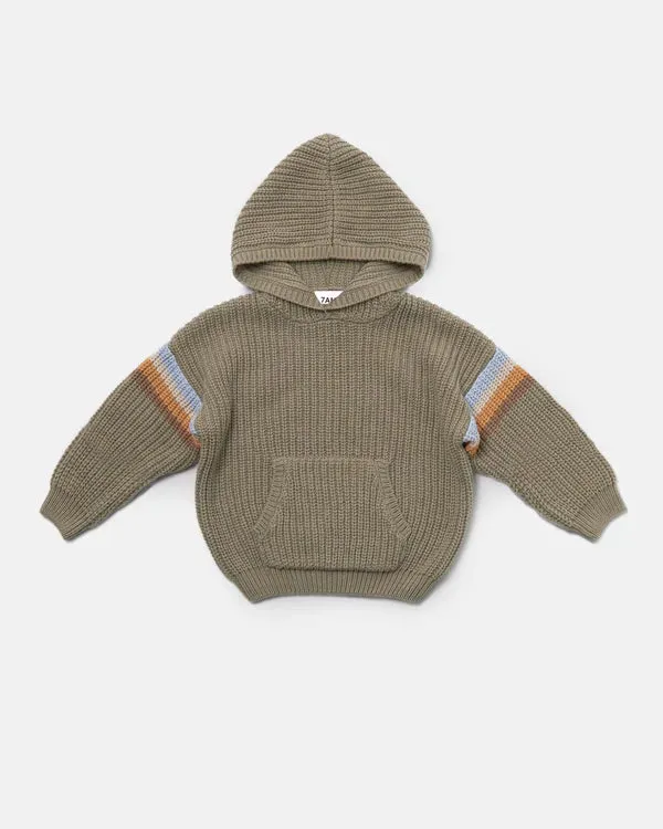 7AM - Hooded Sweater Chunky