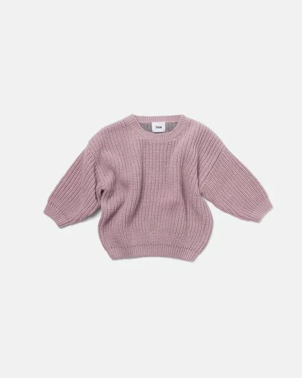 7AM - Long Sleeve Sweater Chunky