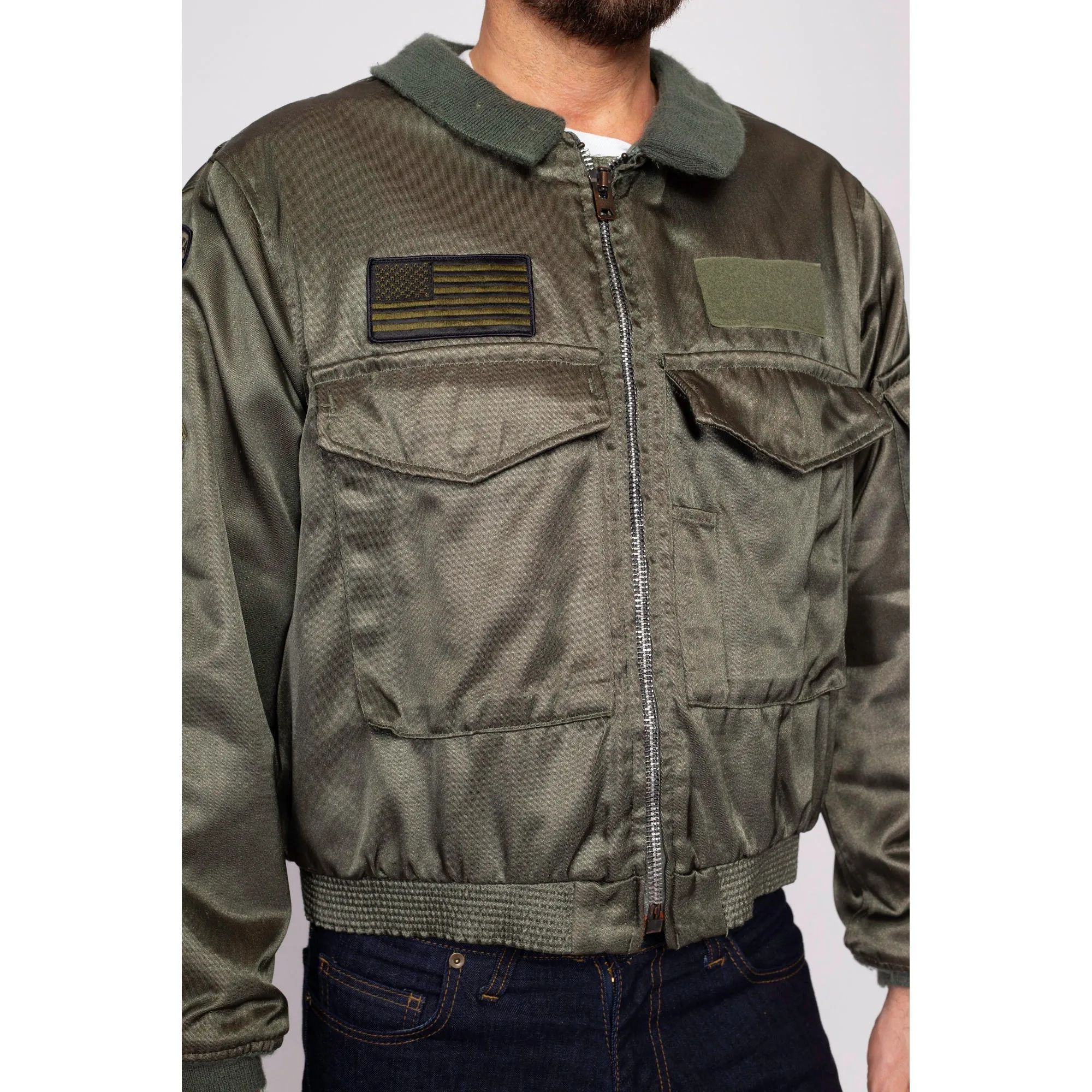 80s USMC 1st Recon Battalion Bomber Jacket - Men's Medium