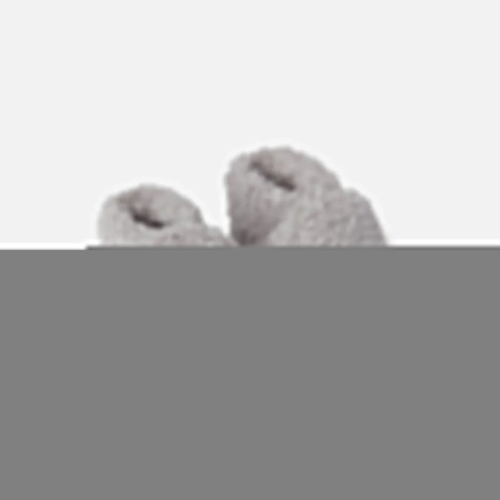 ADVICE Baby Article Two Vegan Shearling Booties Pebble Grey