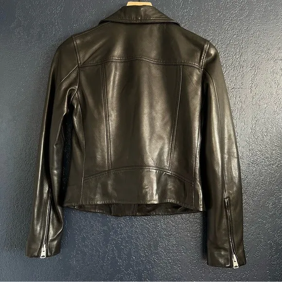 All Saints Dalby Leather Biker Jacket