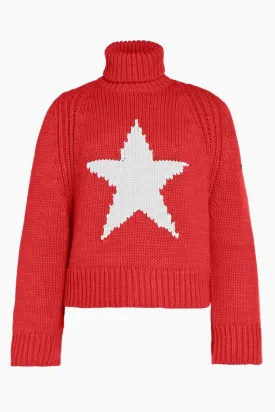 Beauty Long Sleeve Knit Sweater Flame