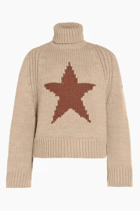 Beauty Long Sleeve Knit Sweater Sand