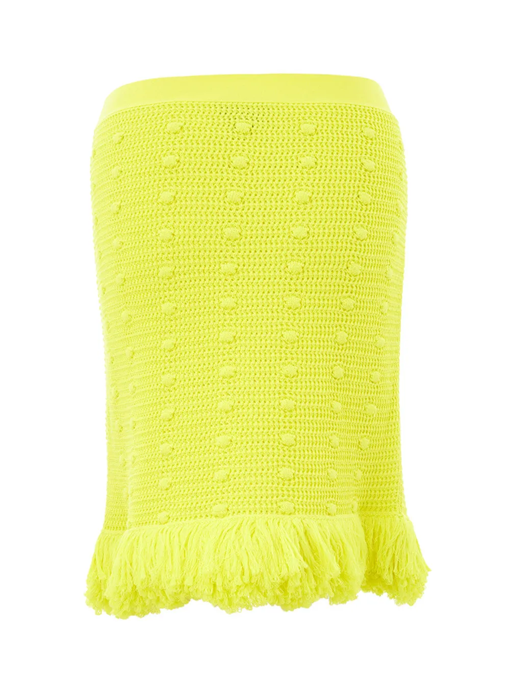 Bottega Veneta Knitted Yellow Skirt