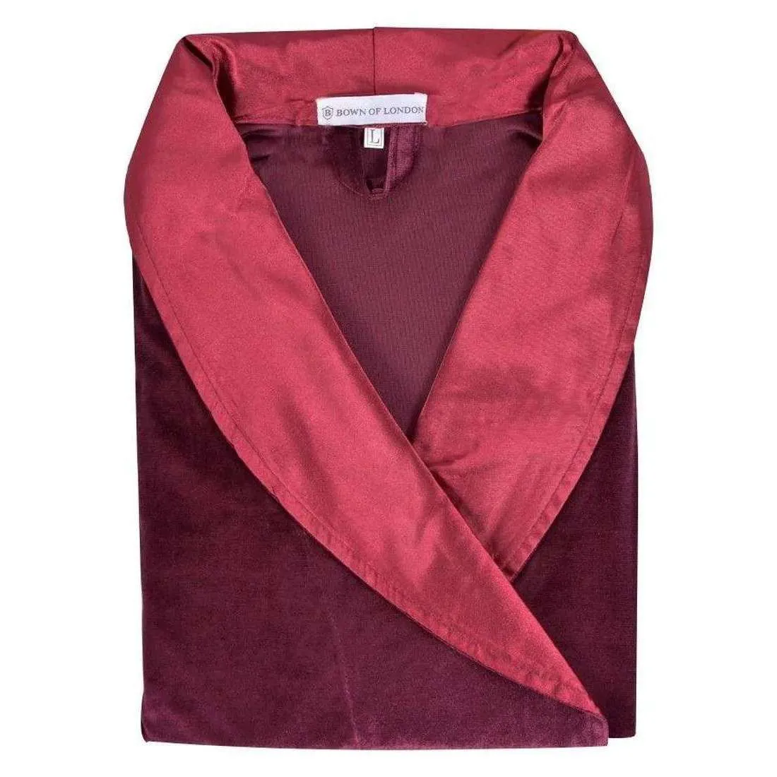 Bown of London Venus Velvet Robe - Burgundy