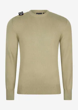 Crew neck knit - tea