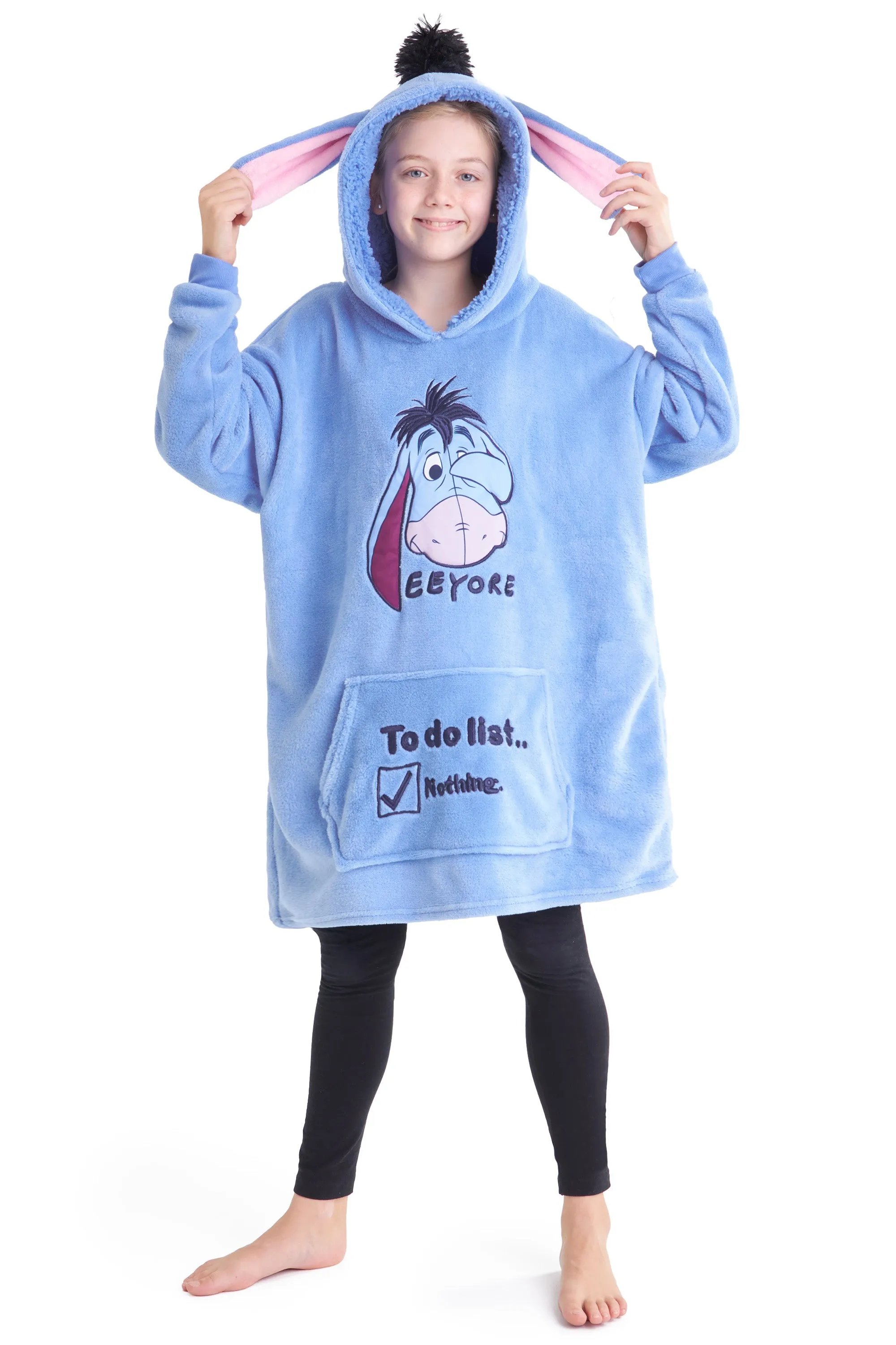 Disney Hoodies for Kids, Oversized Hoodie Blanket - Eeyore