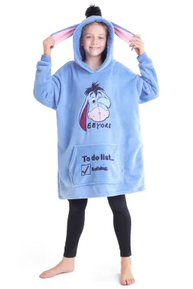 Disney Hoodies for Kids, Oversized Hoodie Blanket - Eeyore