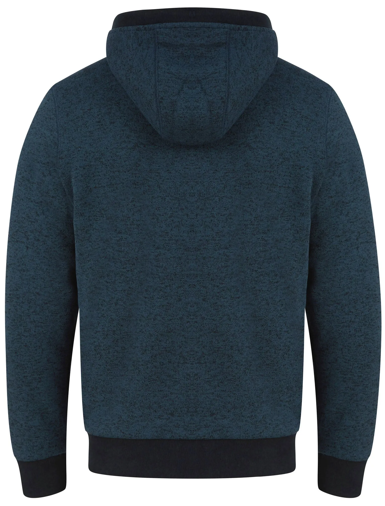 Eastfield Chunky Zip Through Hoodie With Borg Lining In Gibraltar Sea - Tokyo Laundry