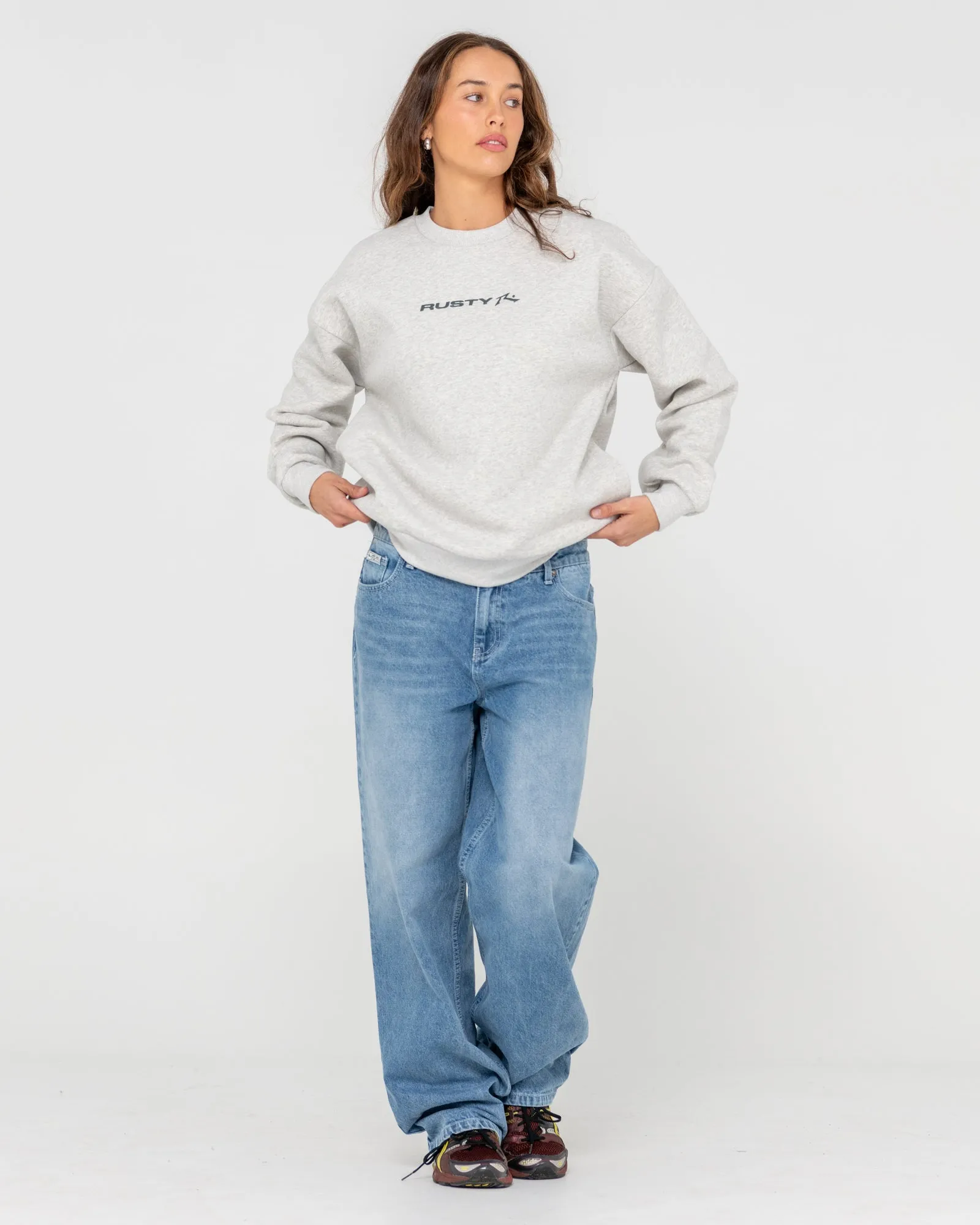 Essentials Oversized Crew Fleece