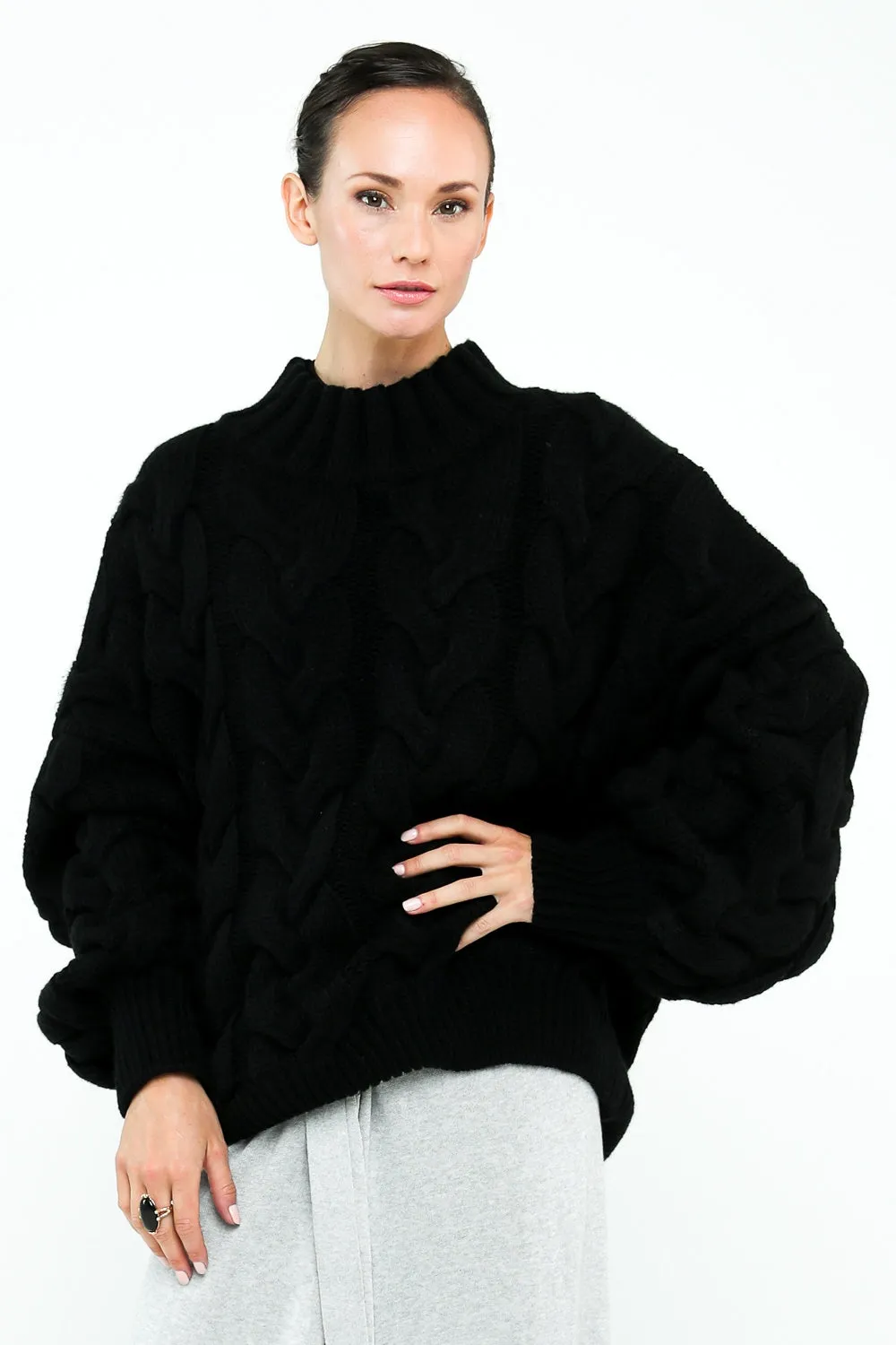 Flores Knit - Black