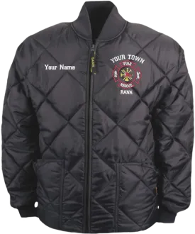 Game Sportswear: The Ladies Fit Bravest Diamond Quilt Jacket - Deluxe Embroidery Package