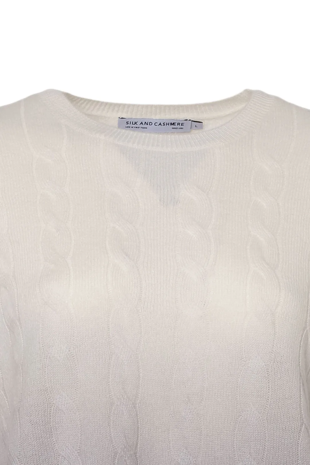 Gray Amelia Cashmere and Wool Women's Sweater