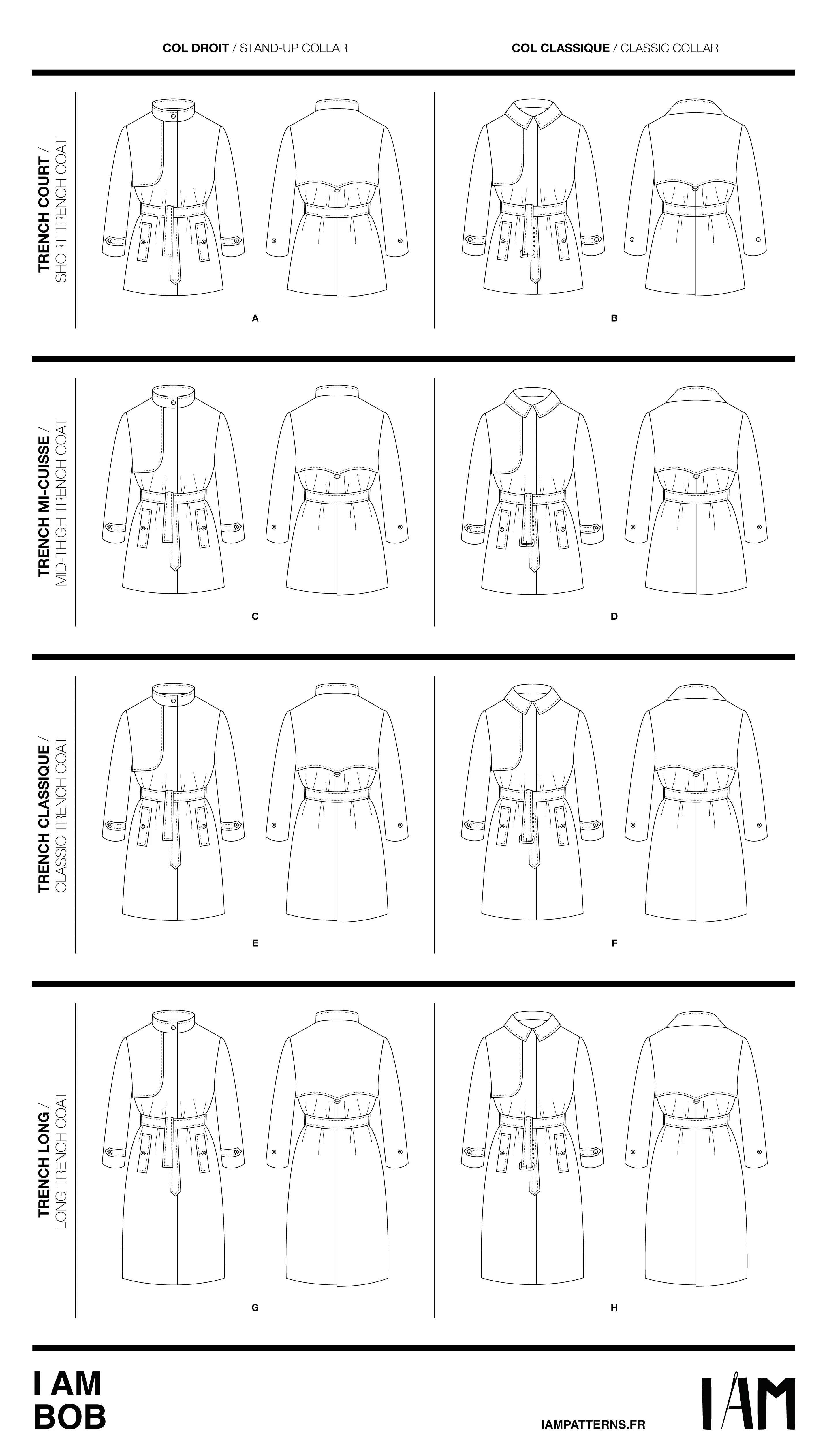 I Am Patterns, Bob Trench Coat