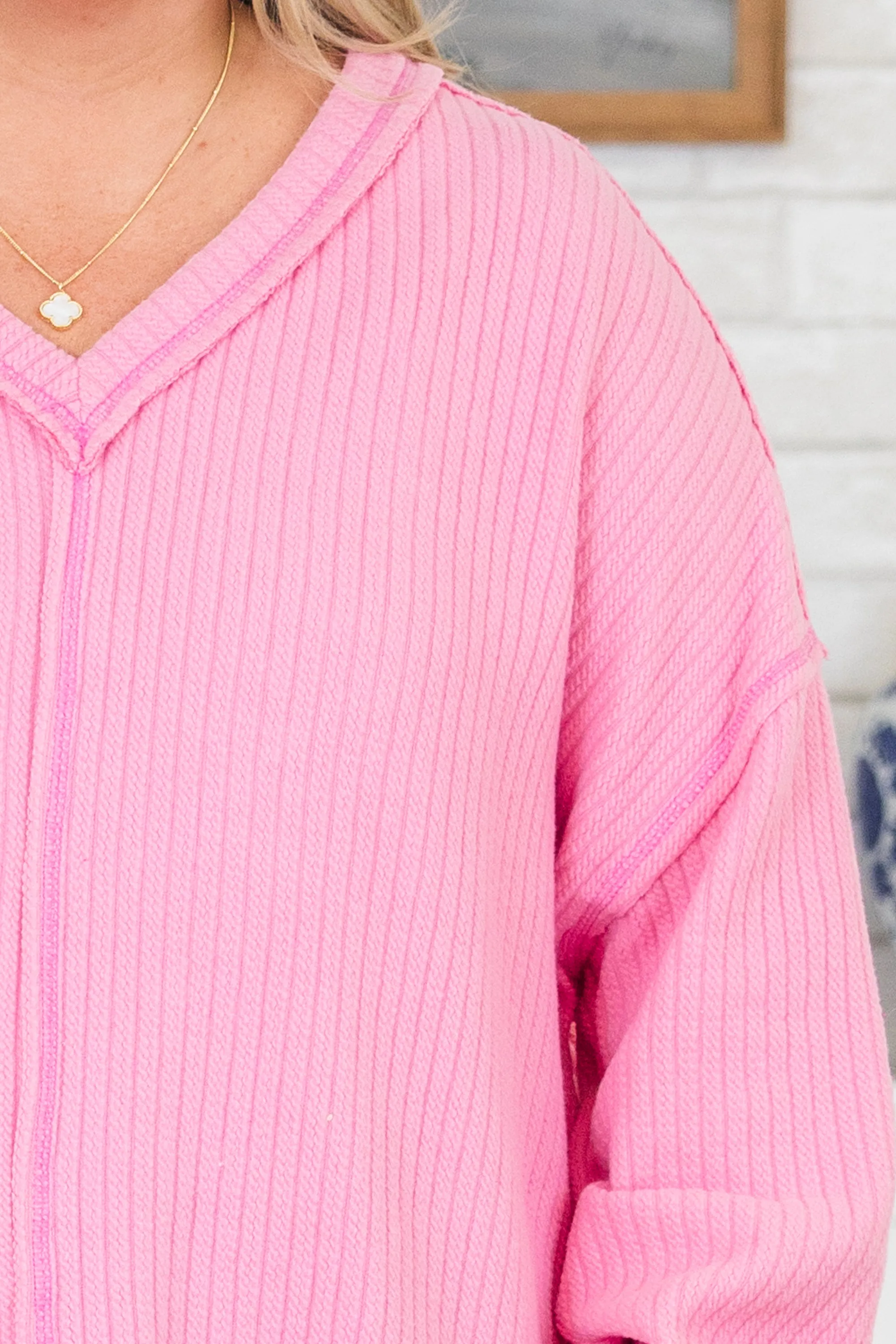 In The Orchard Sweater, Pink
