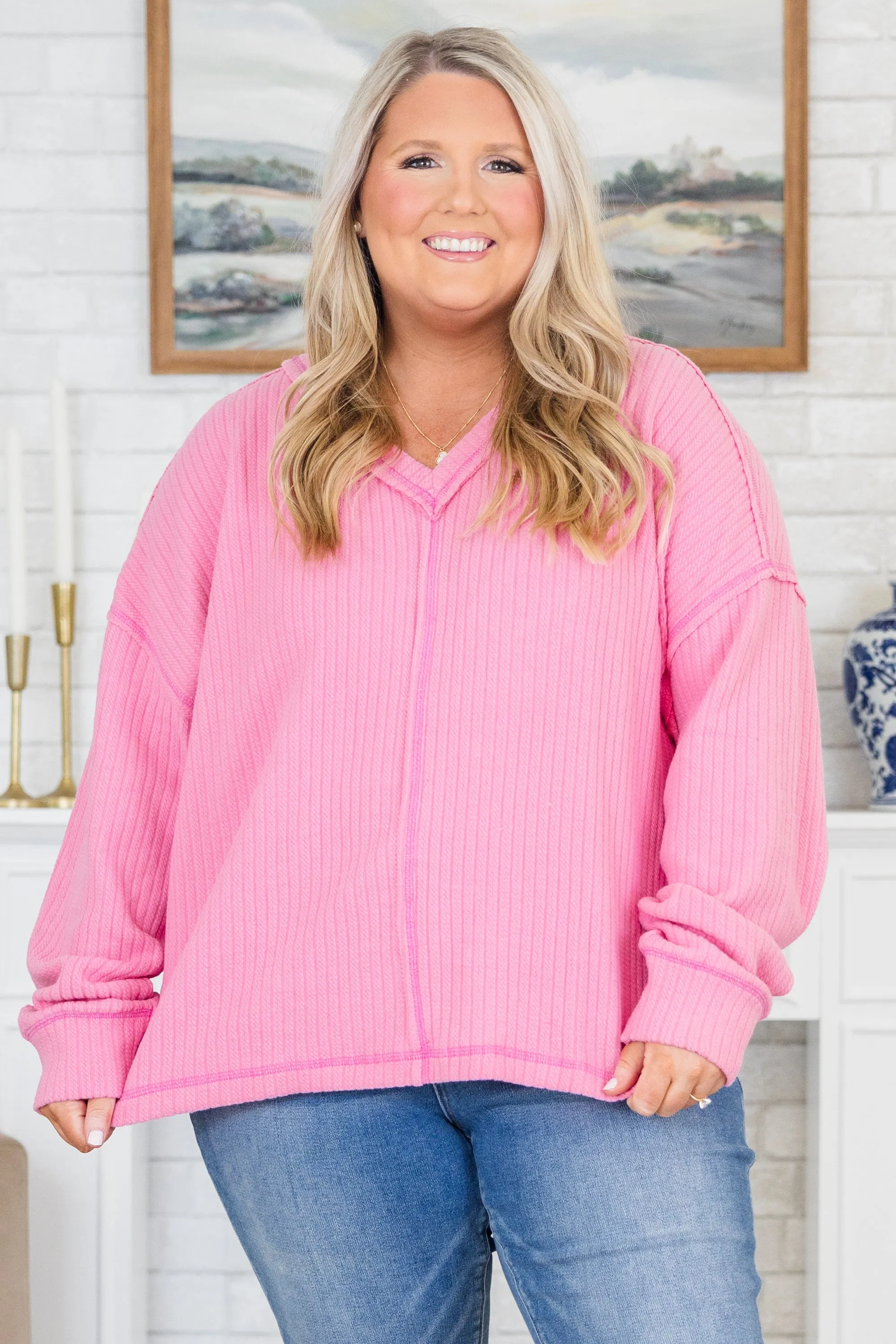 In The Orchard Sweater, Pink