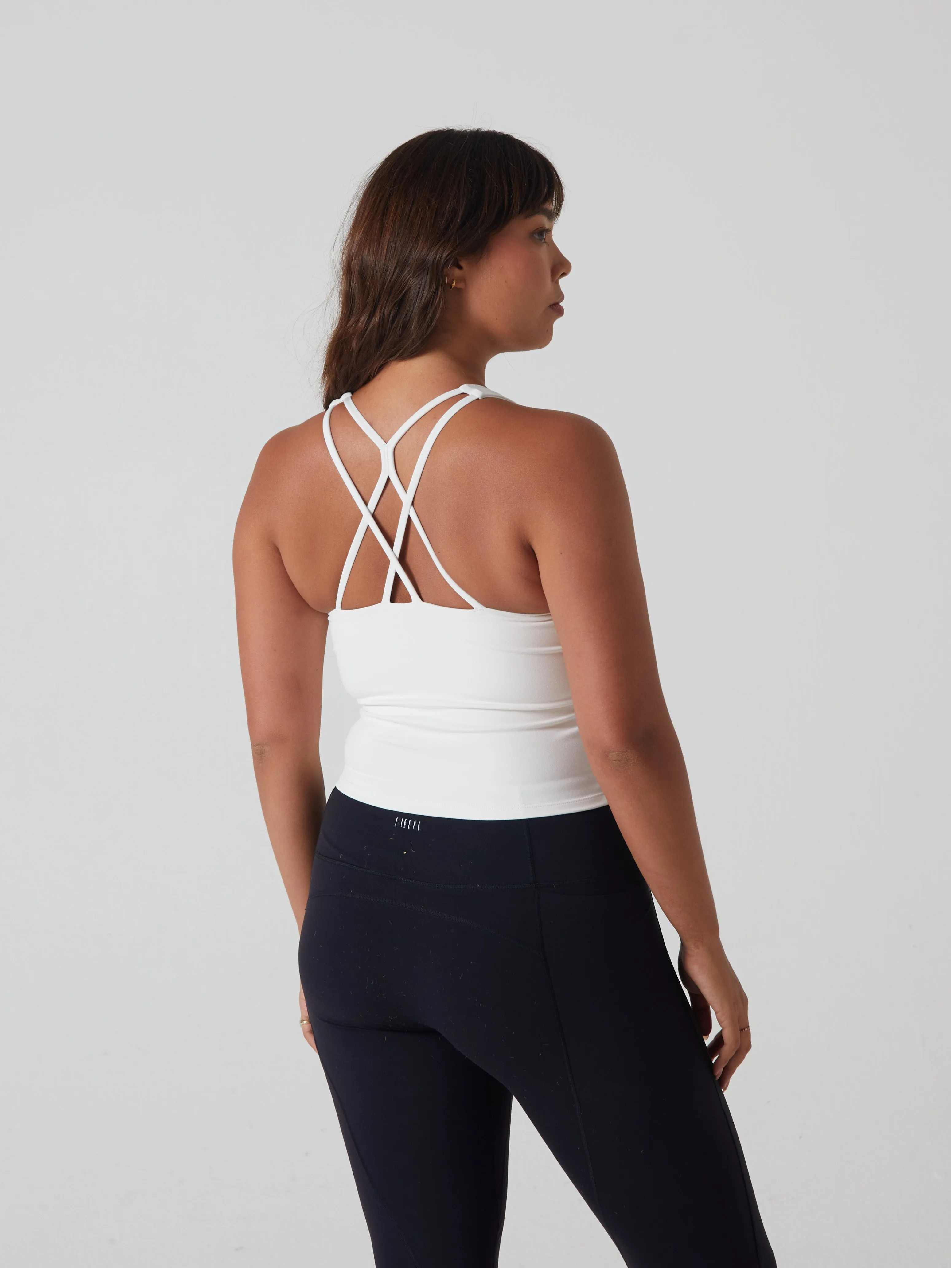 India Vest Top Ivory