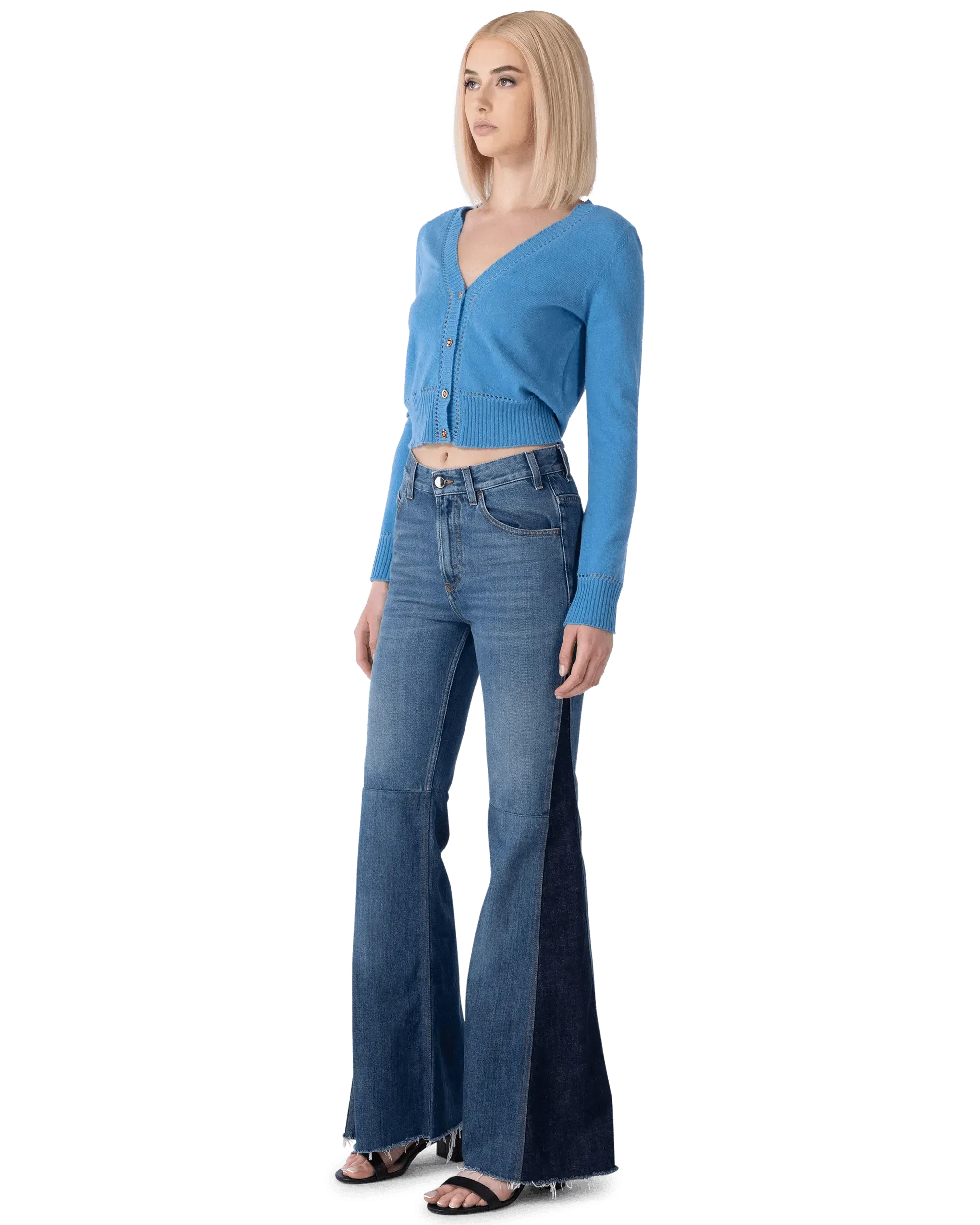 Lace Cut-Out Serie Sweater
