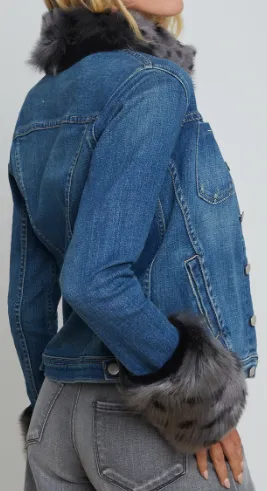 L'Agence Shea Shearling Jacket