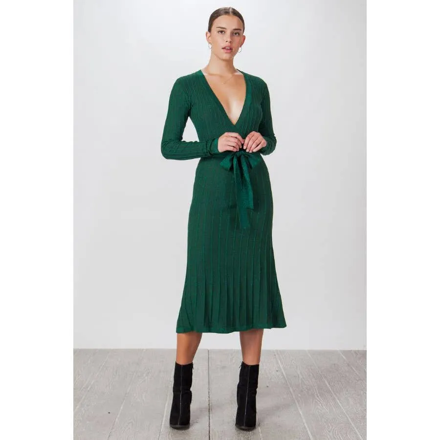 Lorraine Midi Ribbed Dress