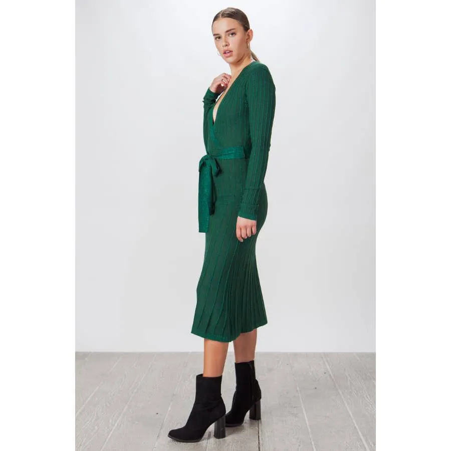 Lorraine Midi Ribbed Dress