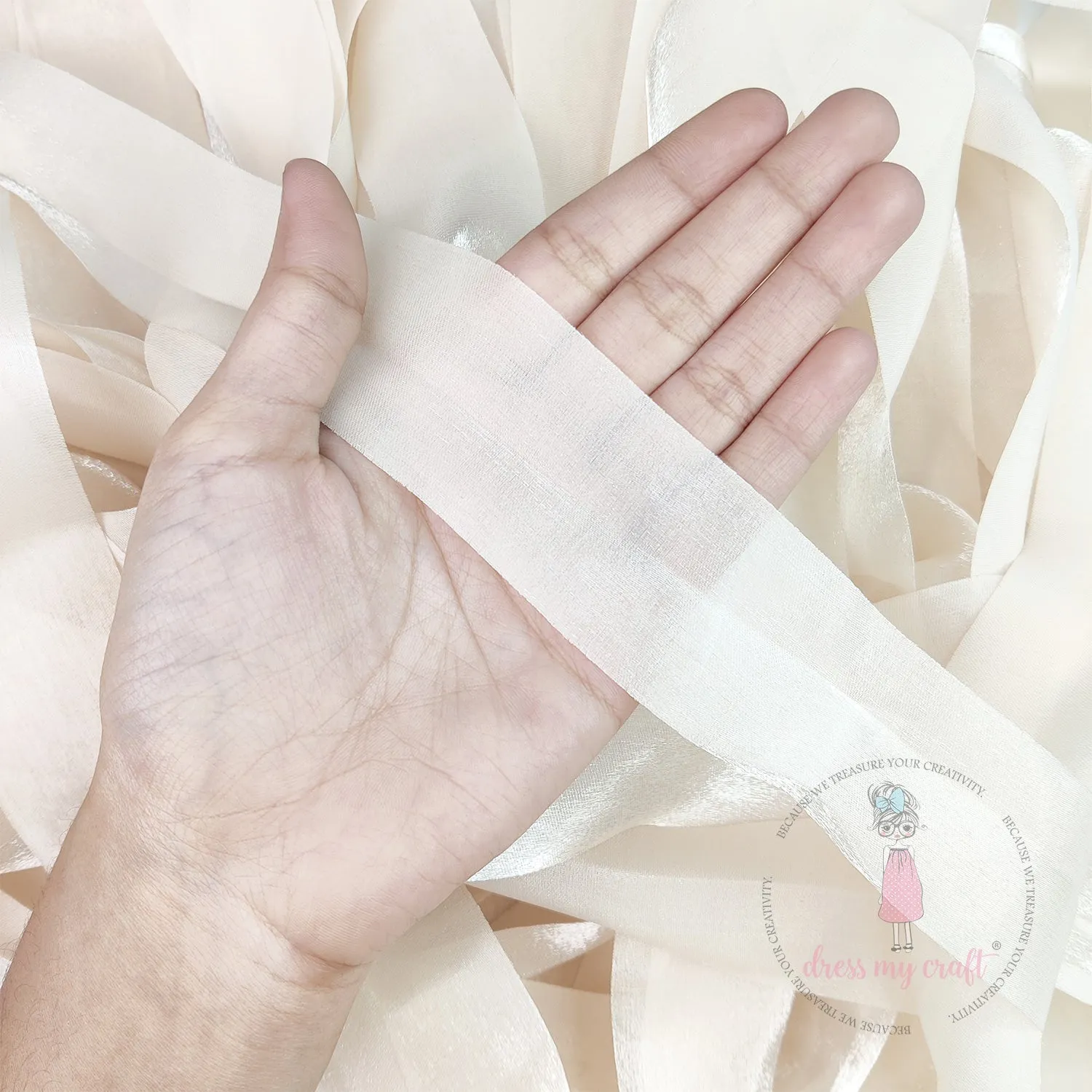 Metallic Silk Ribbons