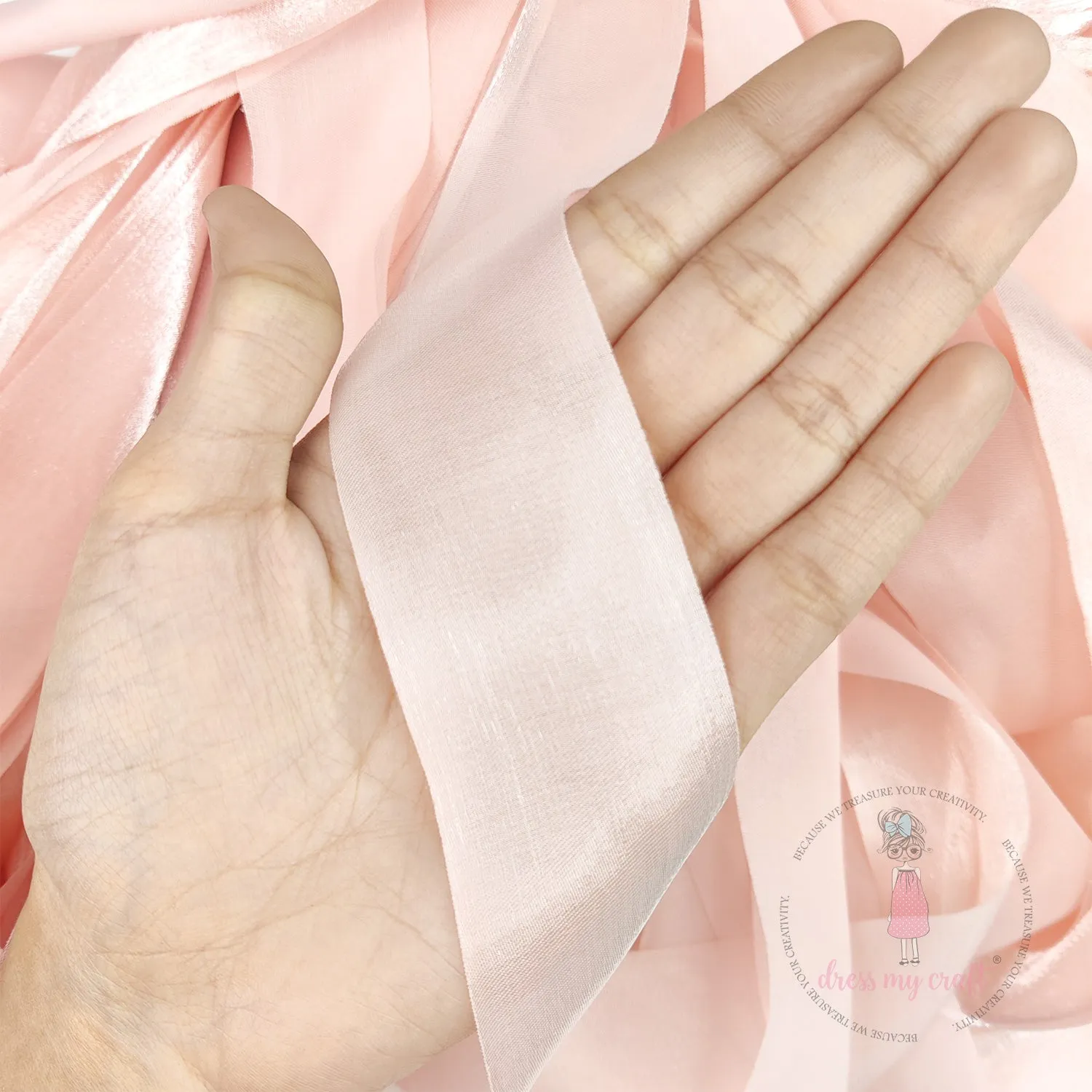 Metallic Silk Ribbons