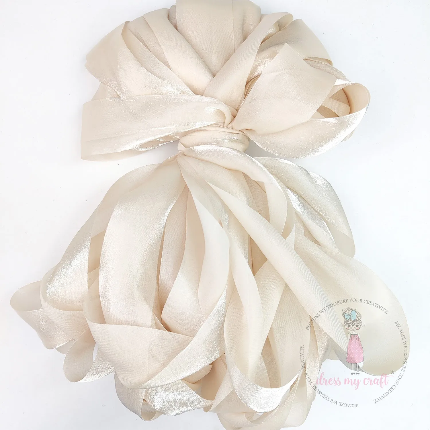Metallic Silk Ribbons