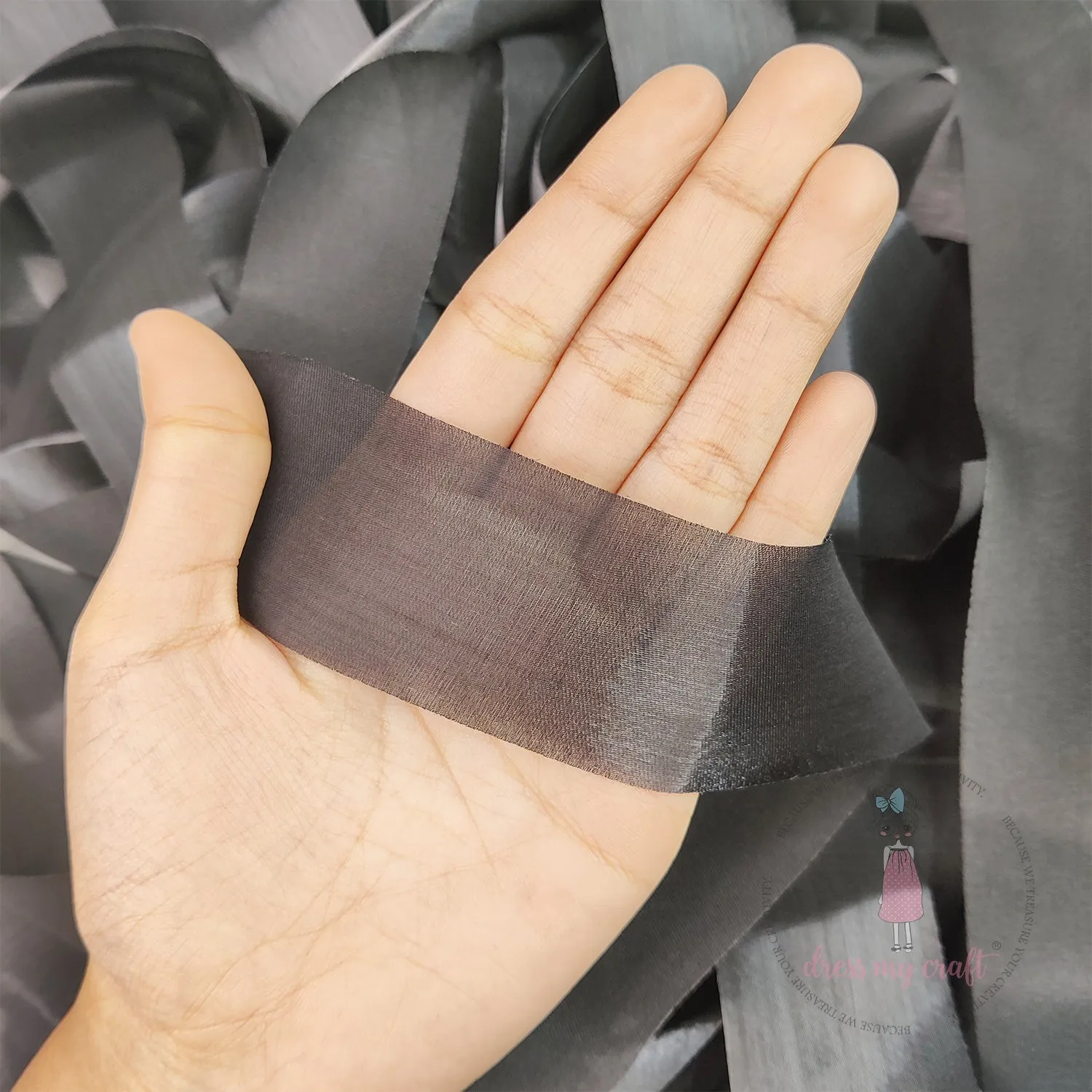 Metallic Silk Ribbons