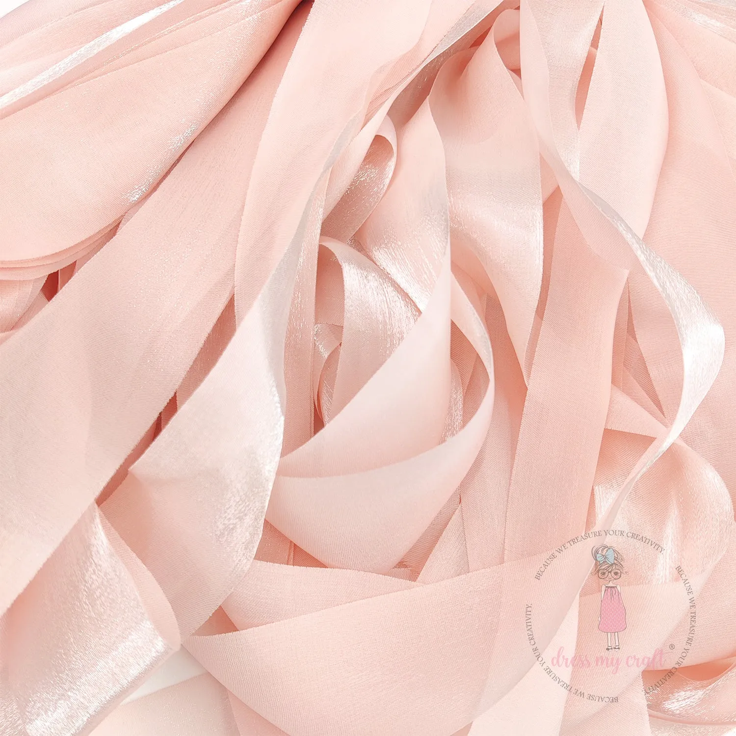 Metallic Silk Ribbons