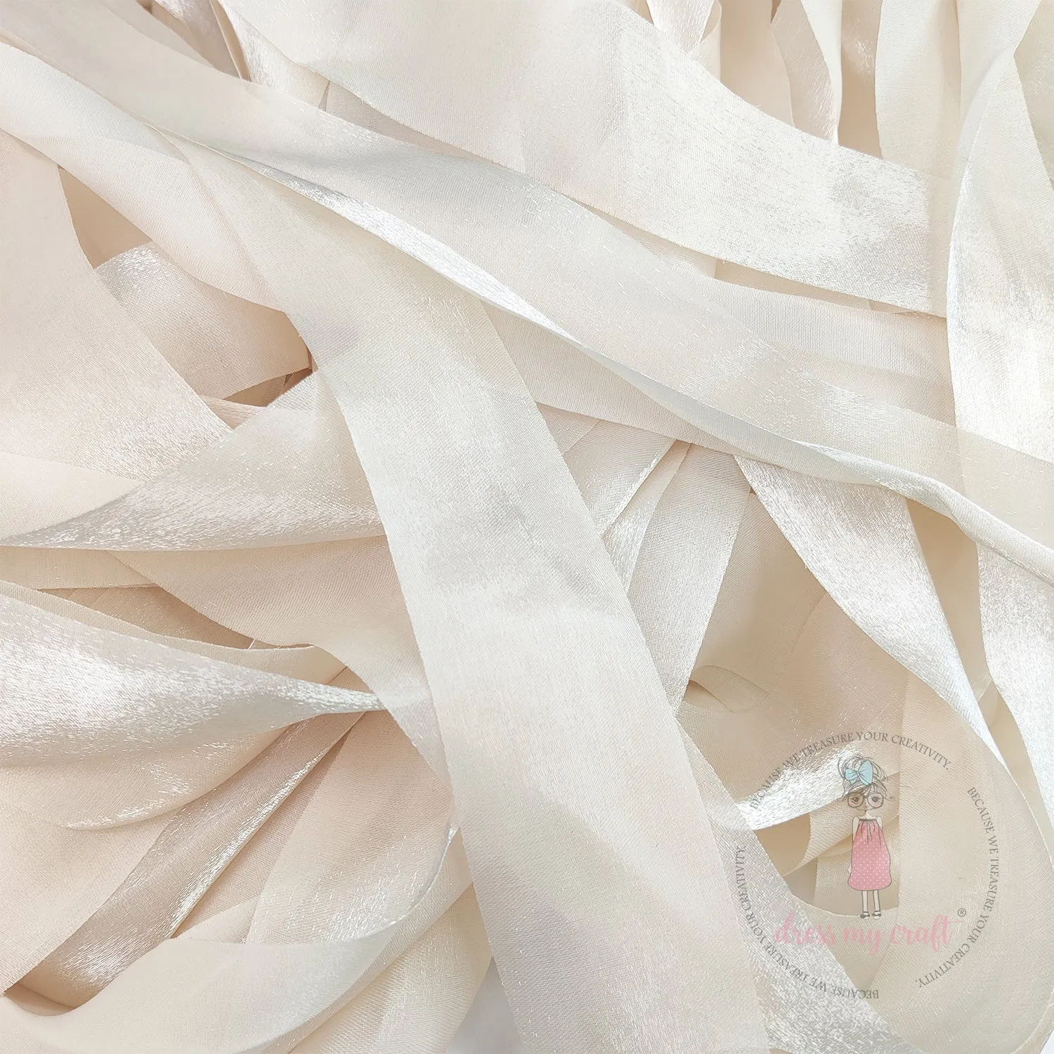 Metallic Silk Ribbons