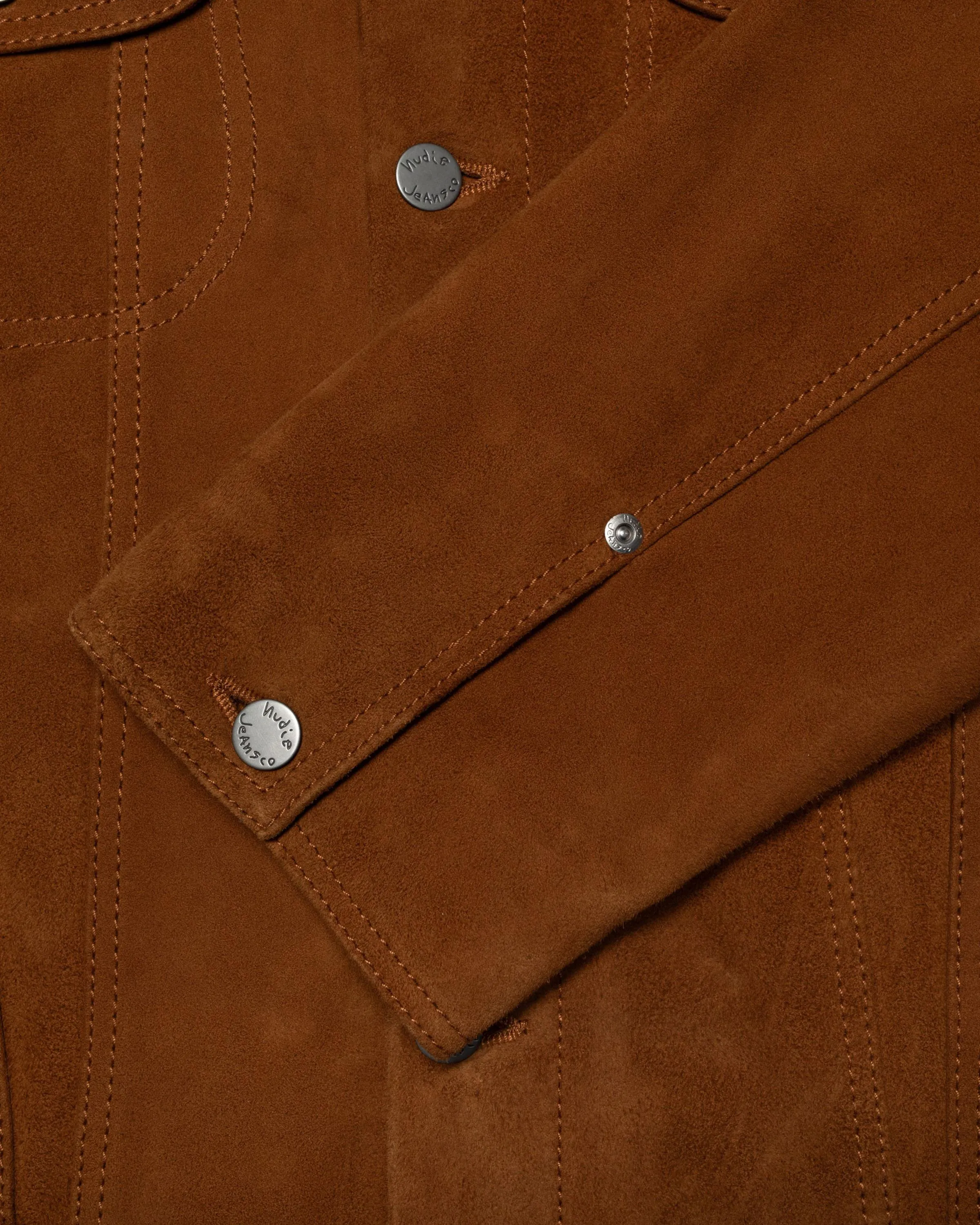 Nudie Jeans Danny Suede Jacket - Tobacco