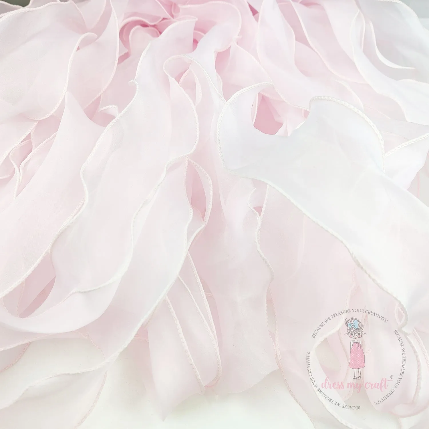 Organza  Wavy Ribbons