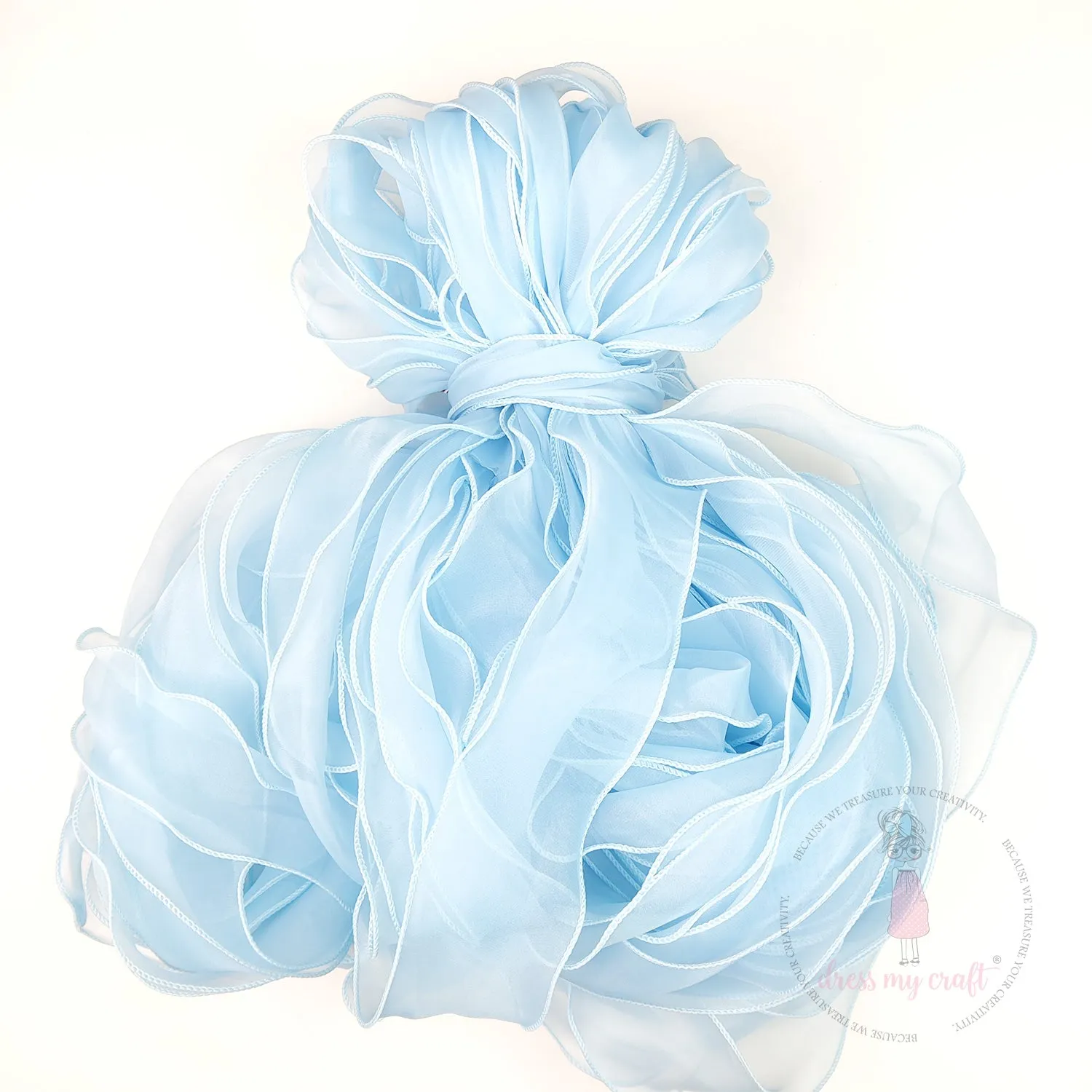 Organza  Wavy Ribbons