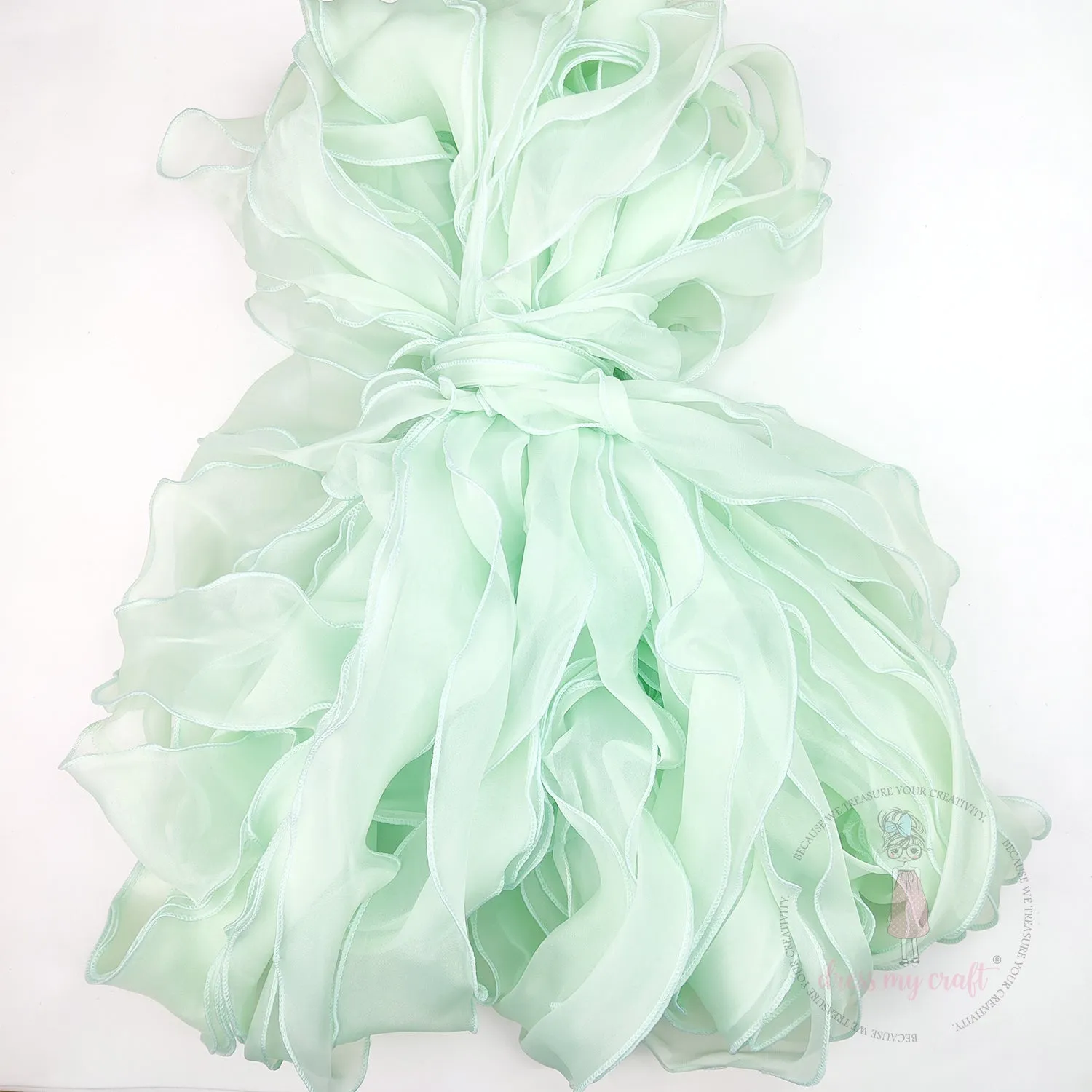 Organza  Wavy Ribbons