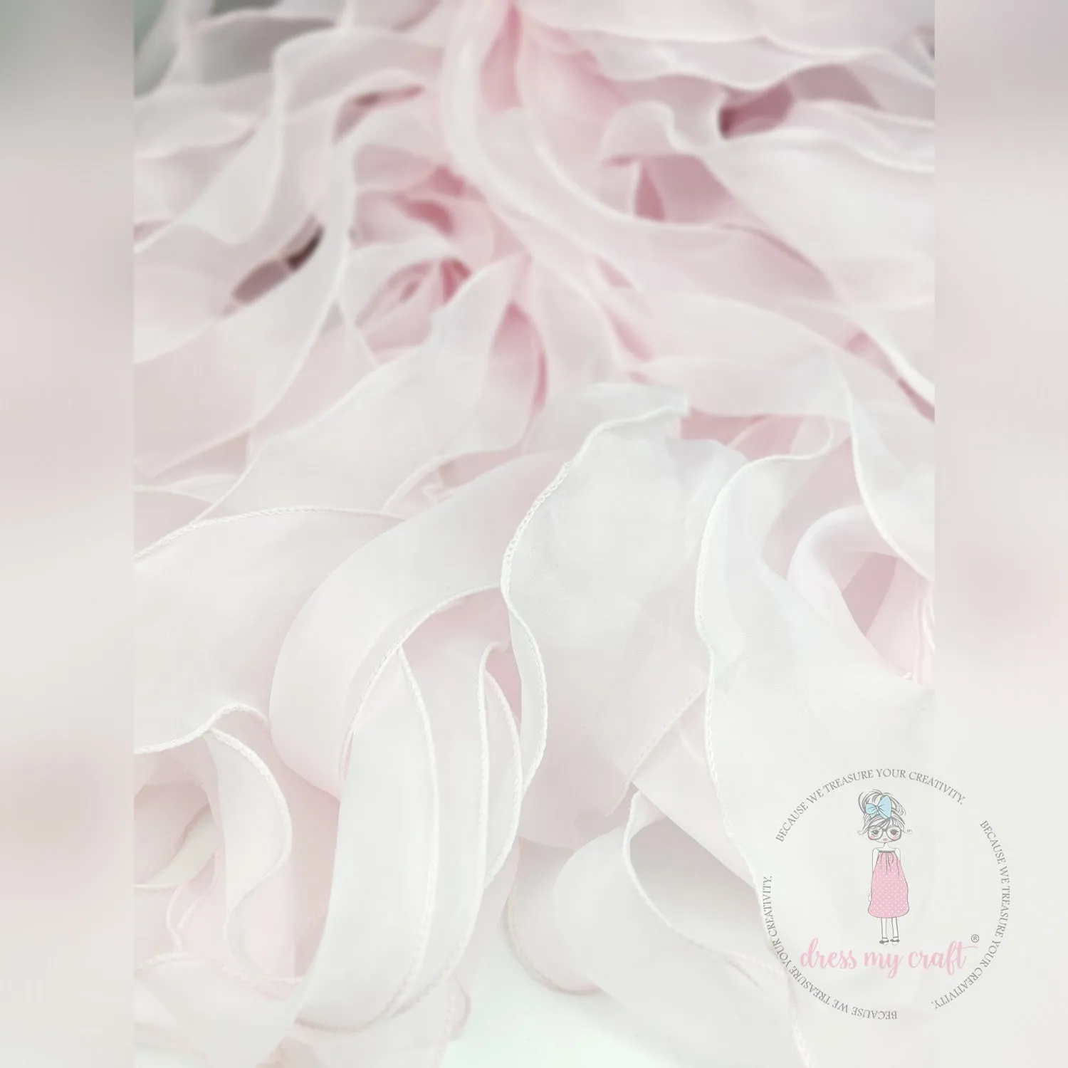 Organza  Wavy Ribbons