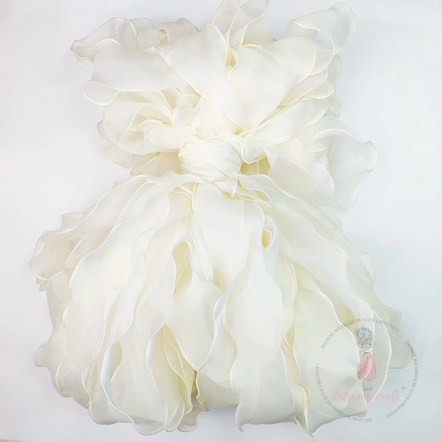 Organza  Wavy Ribbons
