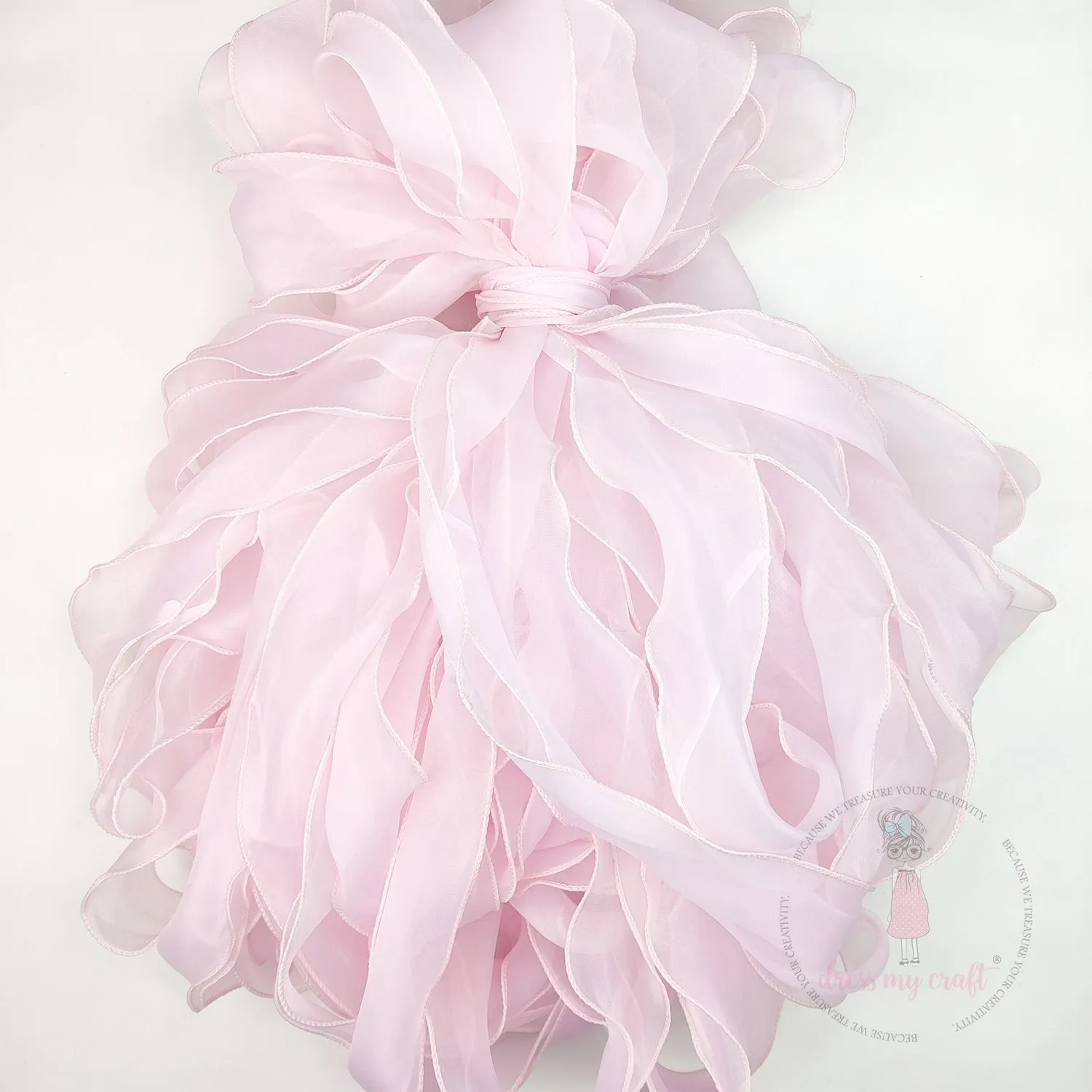 Organza  Wavy Ribbons