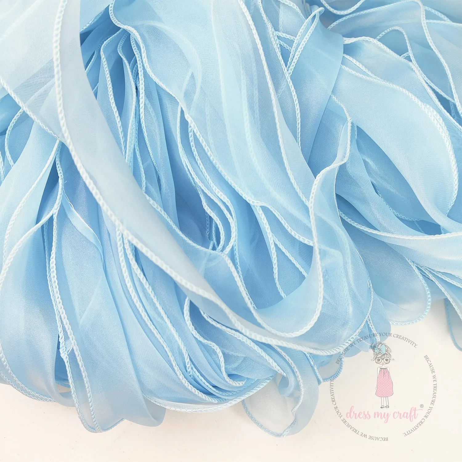 Organza  Wavy Ribbons