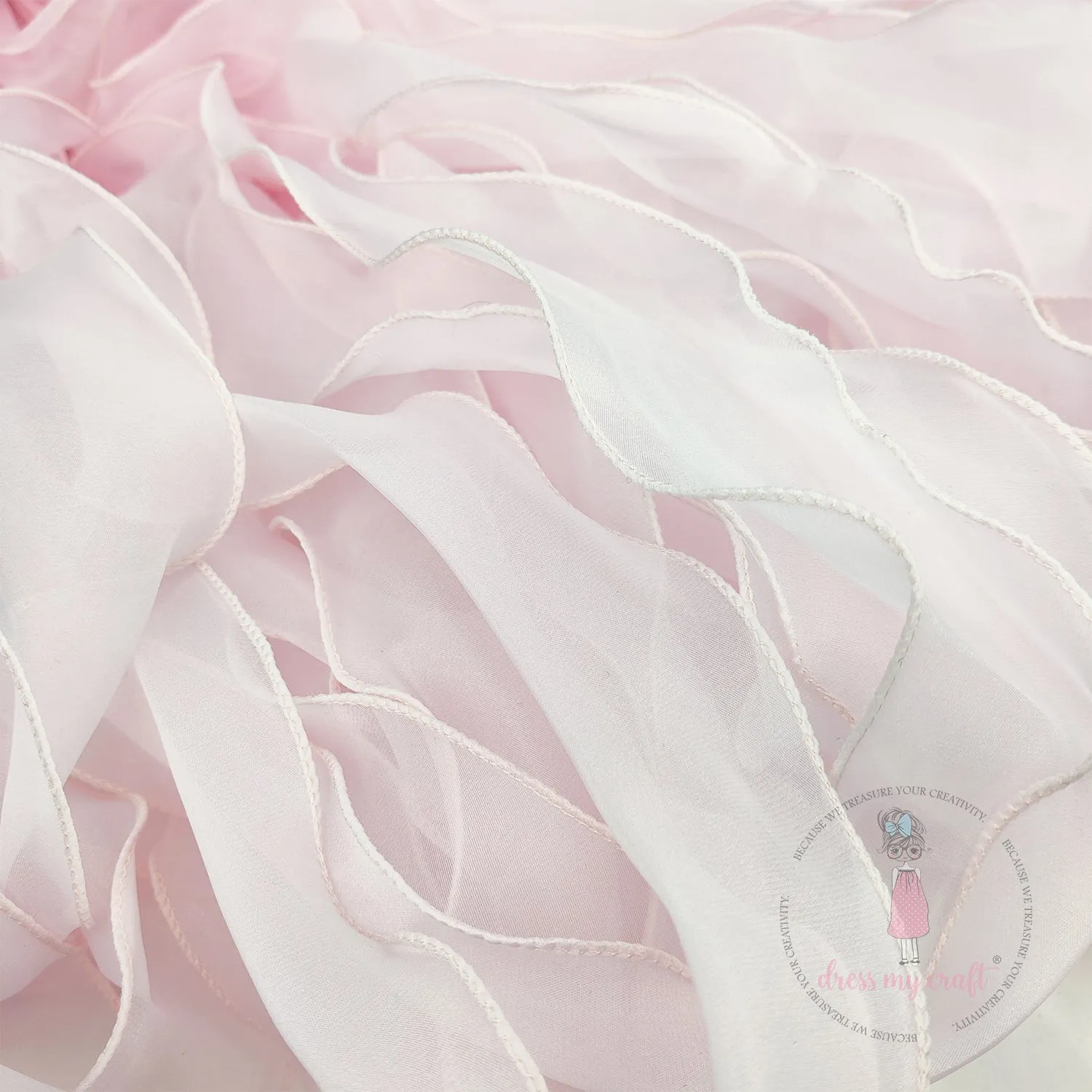 Organza  Wavy Ribbons