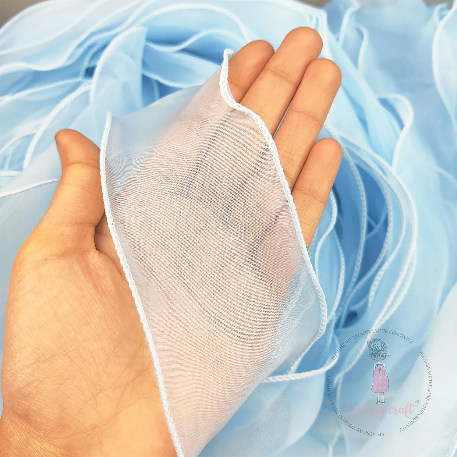 Organza  Wavy Ribbons