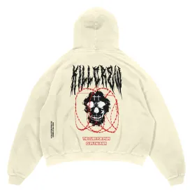 OVERSIZED LUX "BARBARIAN" HOODIE - CREAM