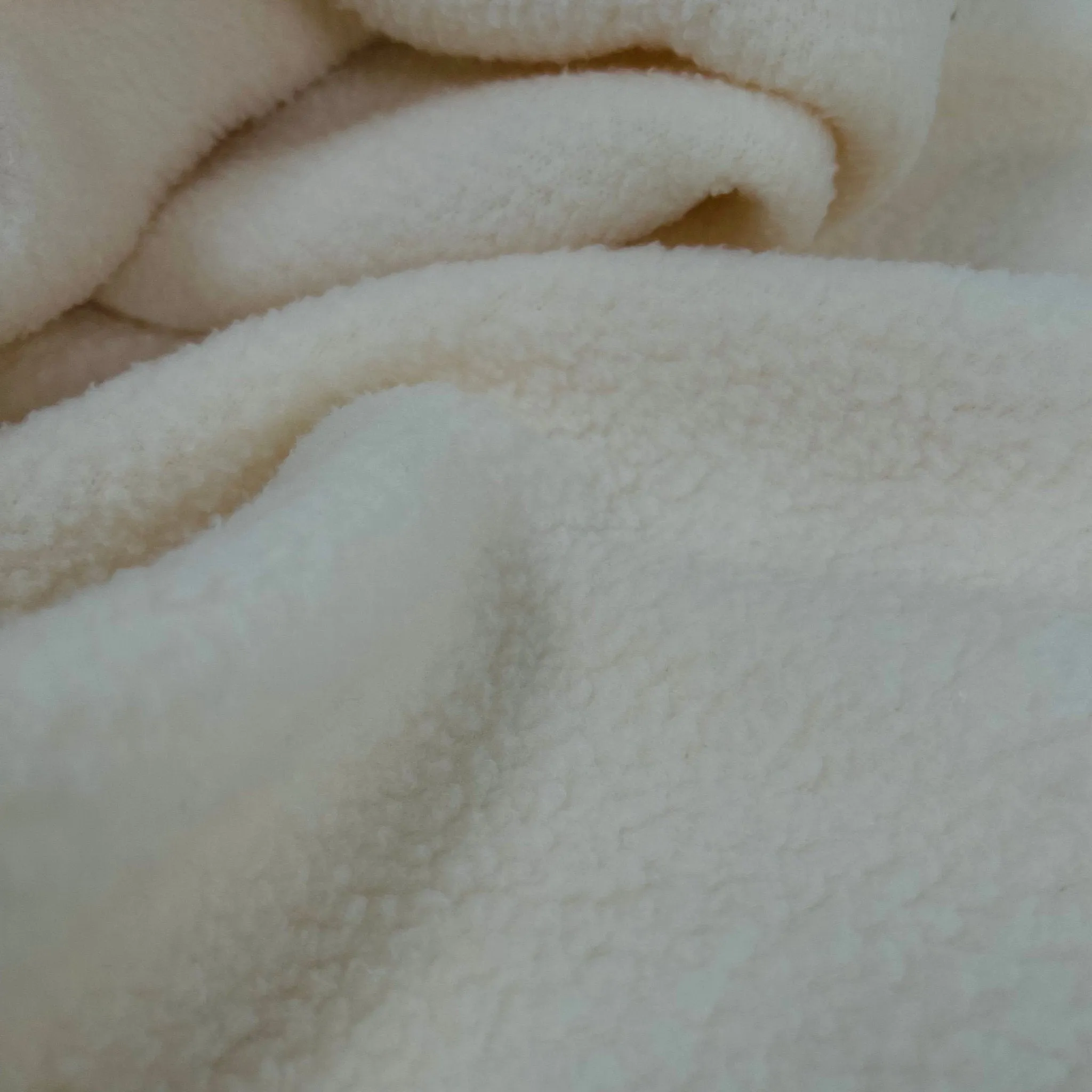 Polartec® Thermal Pro® Double Shearling Recycled Fleece 6256 - Whisper White