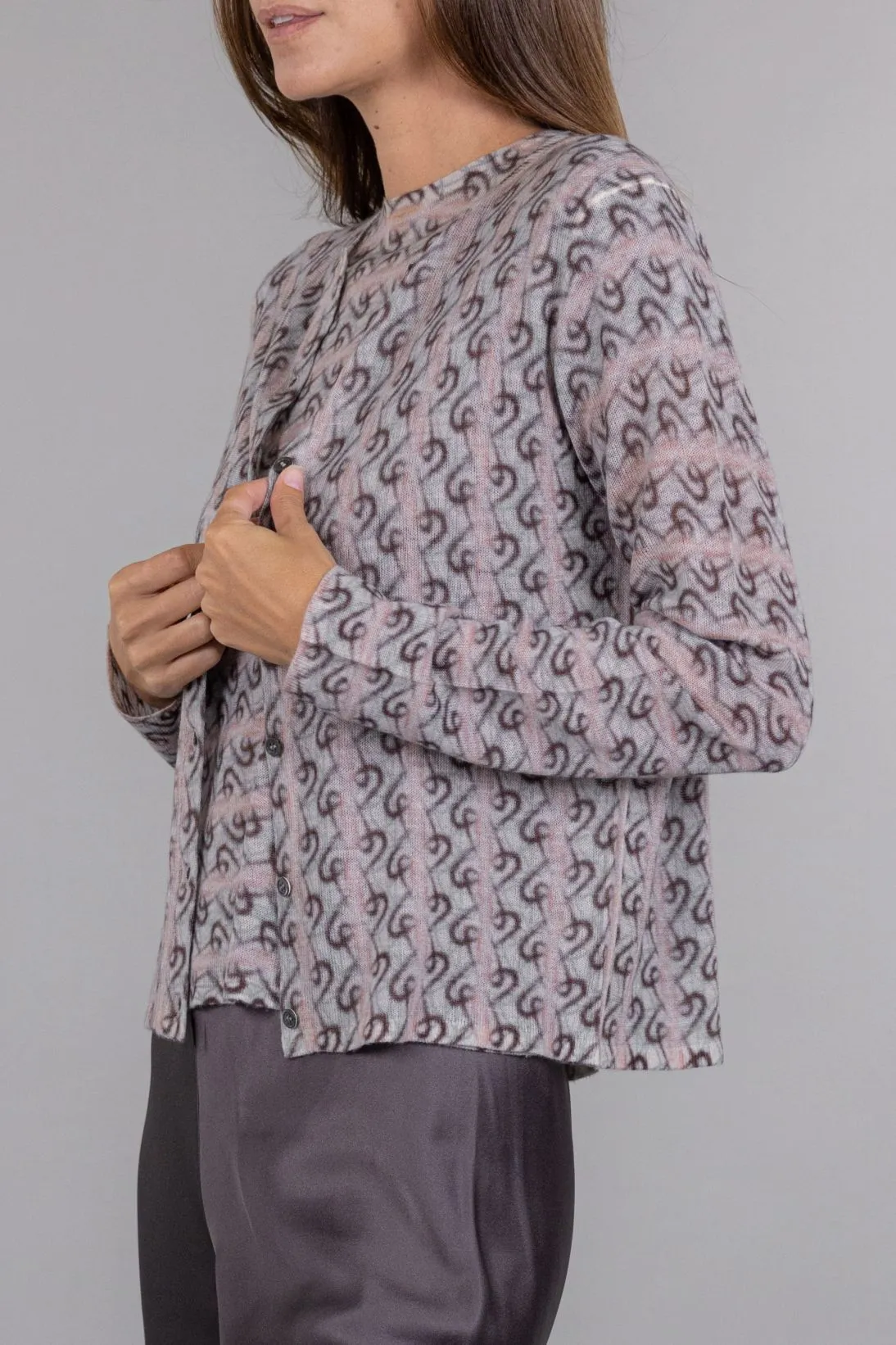 PRINTED CARDIGAN