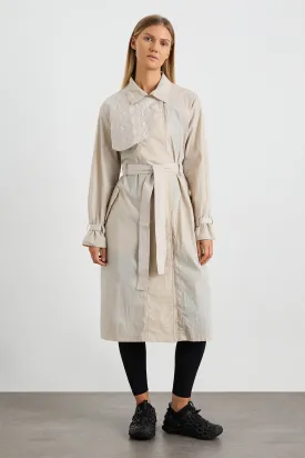 Quilted Storm Flap Trench 703