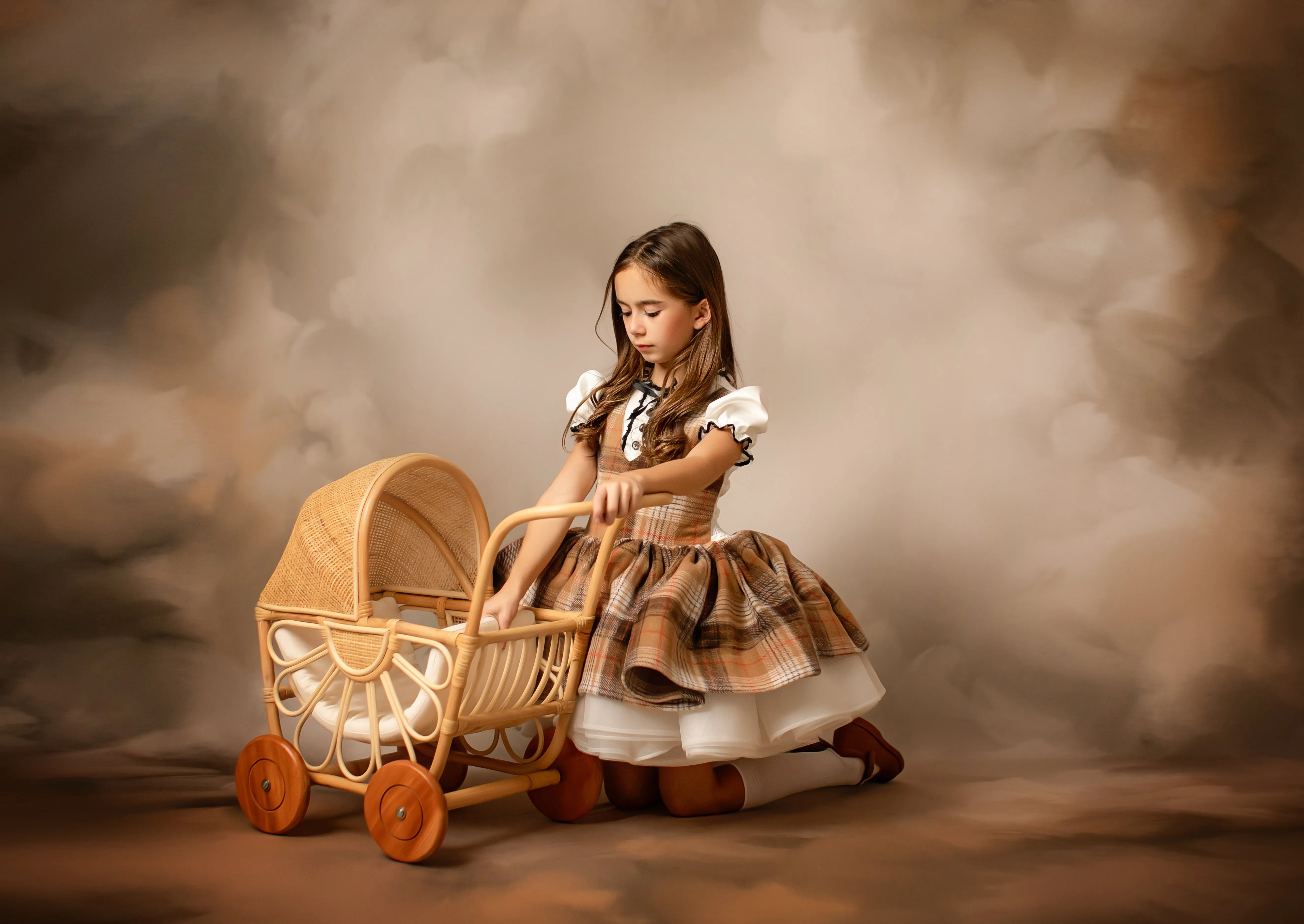 "London Fog" Dress & Boys Shorts Set | Dress (5-6 Years) & Boys Shorts (5-7 Years)