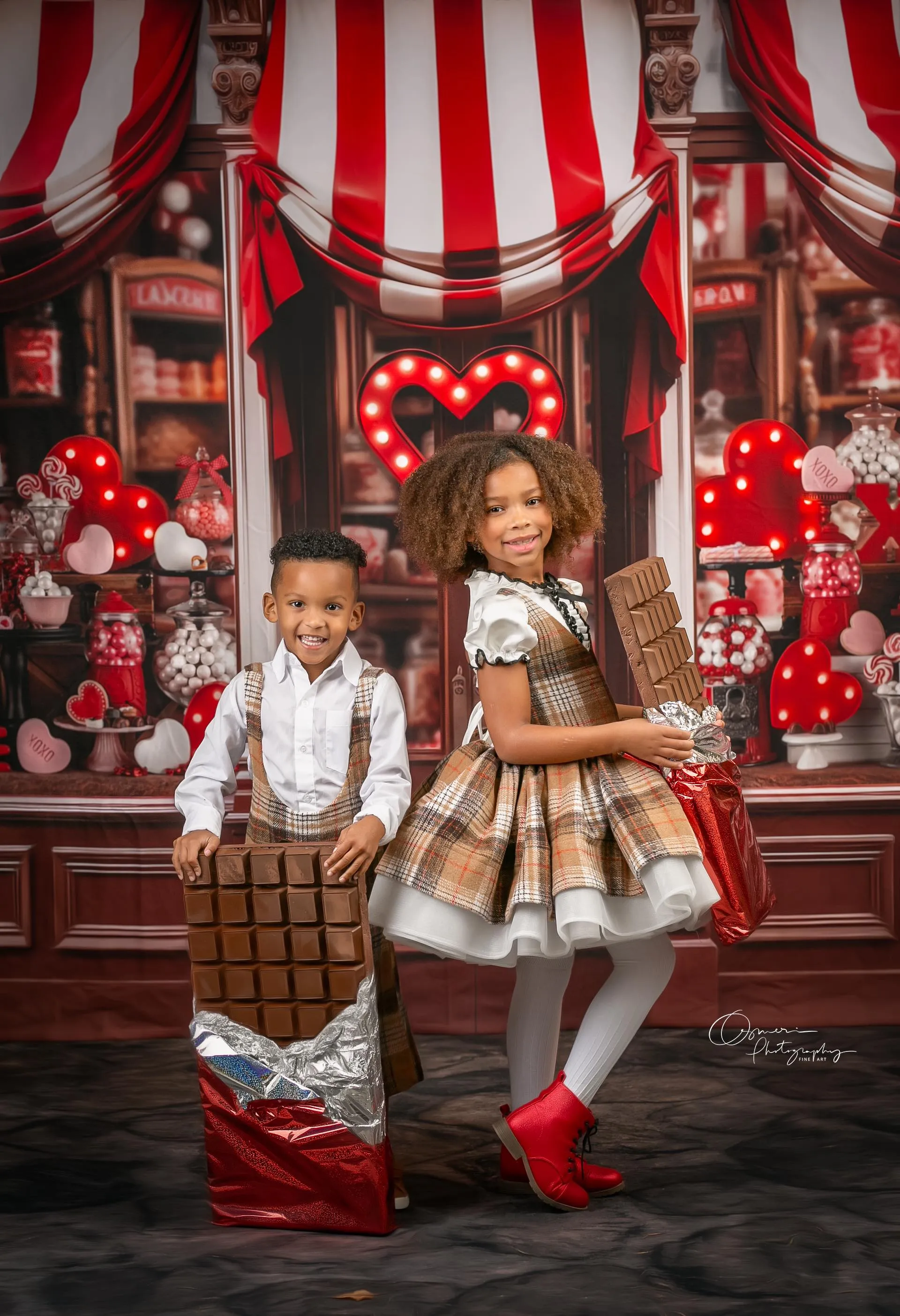"London Fog" Dress & Boys Shorts Set | Dress (5-6 Years) & Boys Shorts (5-7 Years)