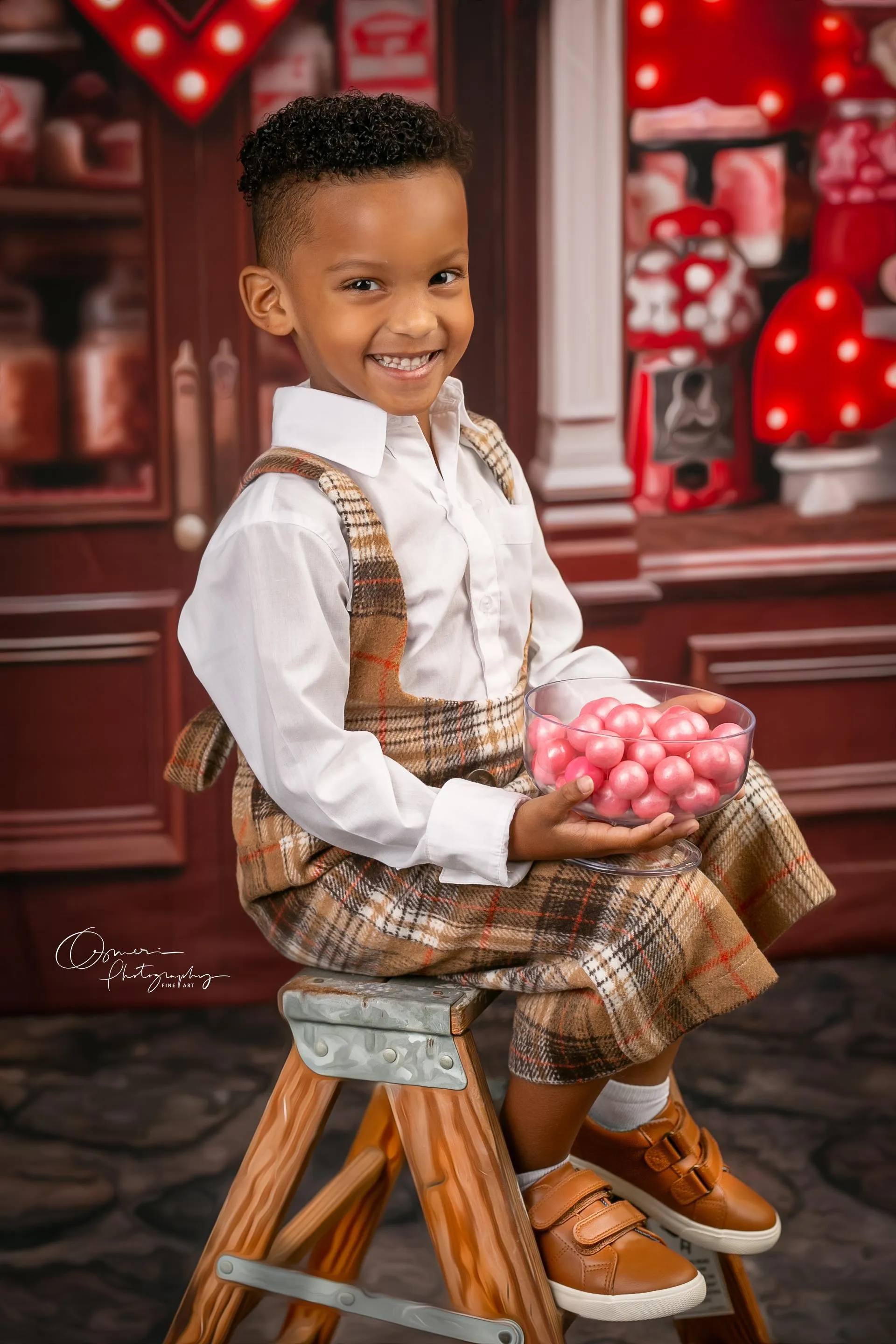 "London Fog" Dress & Boys Shorts Set | Dress (5-6 Years) & Boys Shorts (5-7 Years)