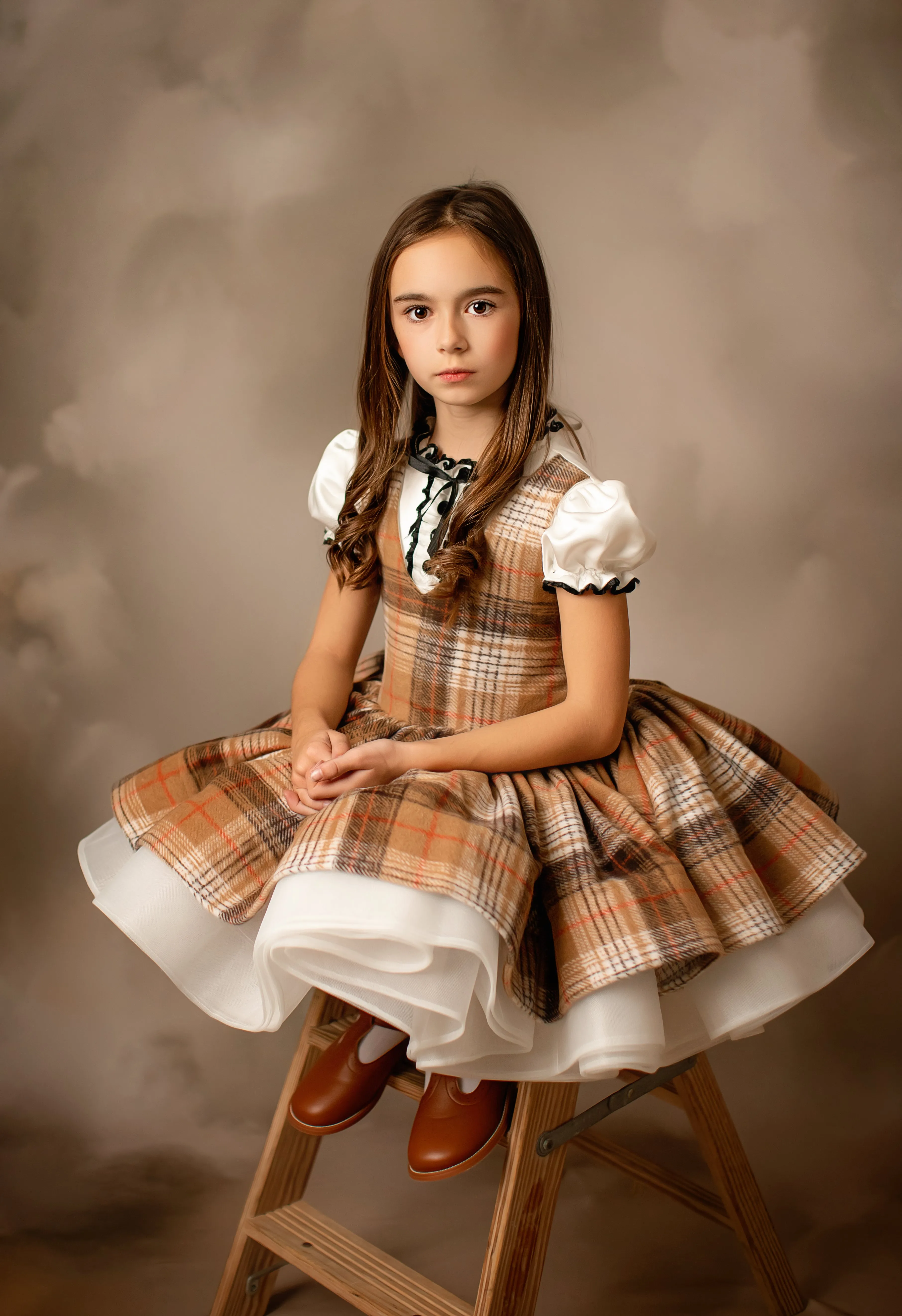 "London Fog" Dress & Boys Shorts Set | Dress (5-6 Years) & Boys Shorts (5-7 Years)