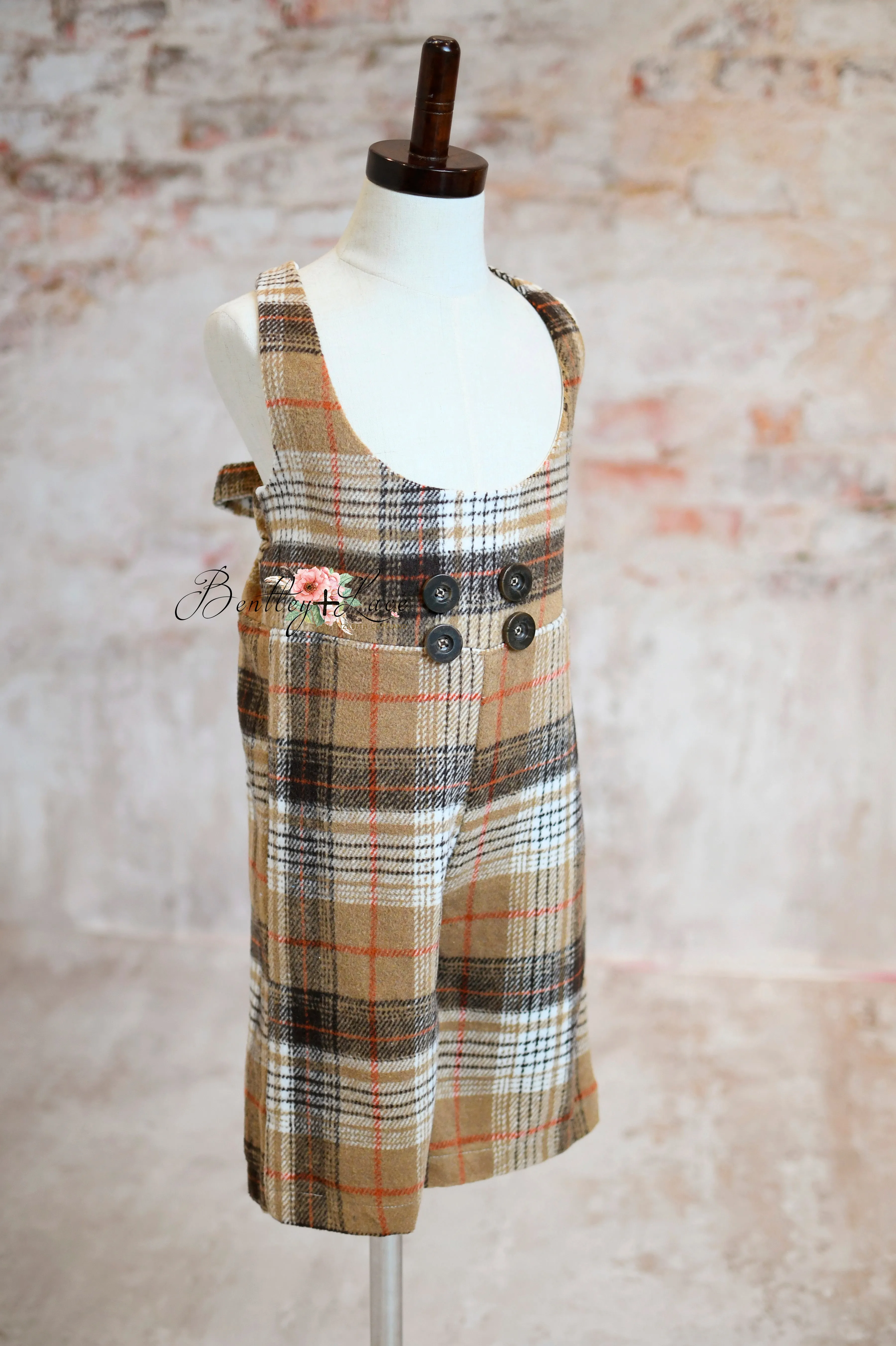 "London Fog" Dress & Boys Shorts Set | Dress (5-6 Years) & Boys Shorts (5-7 Years)